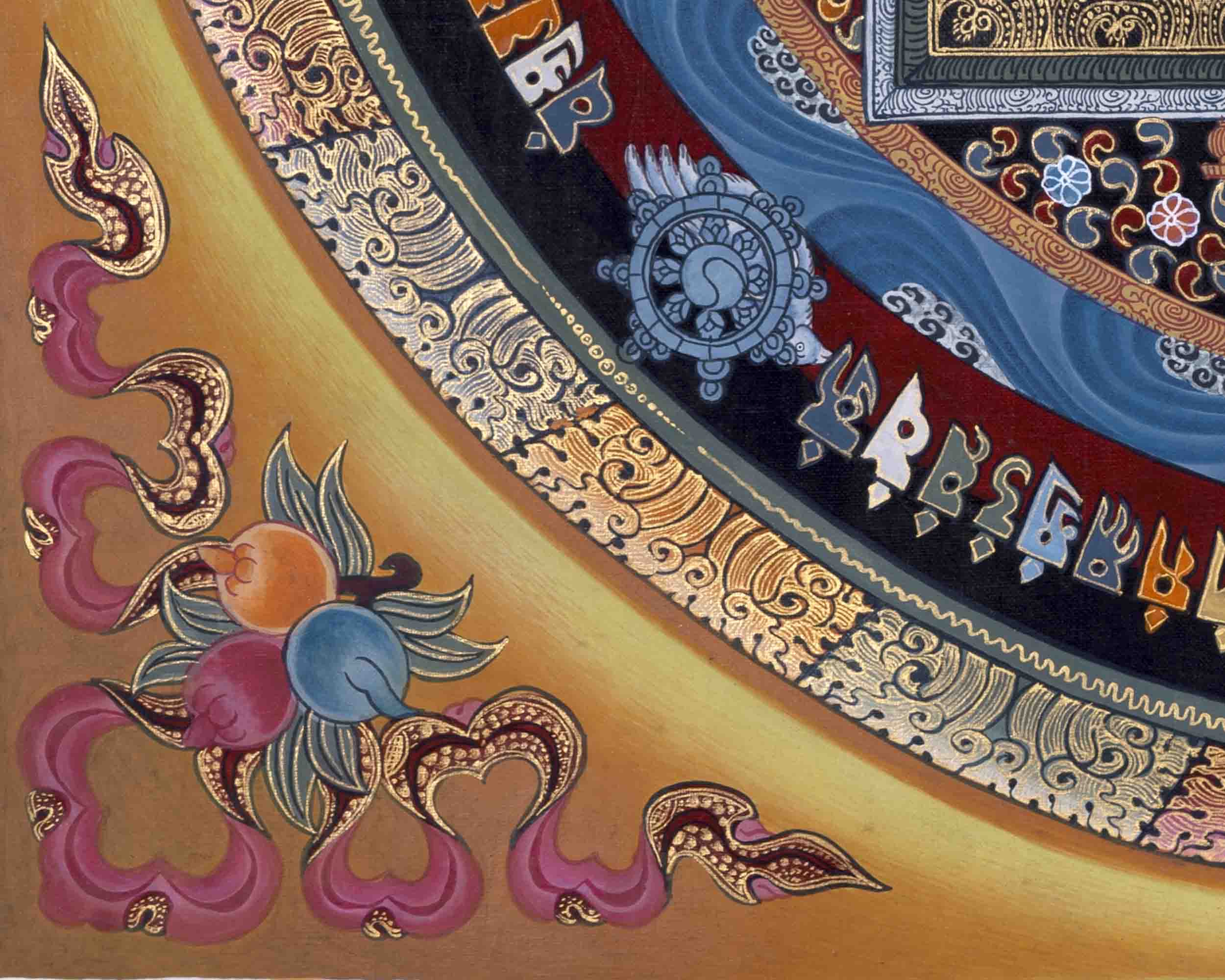 Kalachakra Mandala Thangka | Traditional Tibetan Artwork | Wall Decors