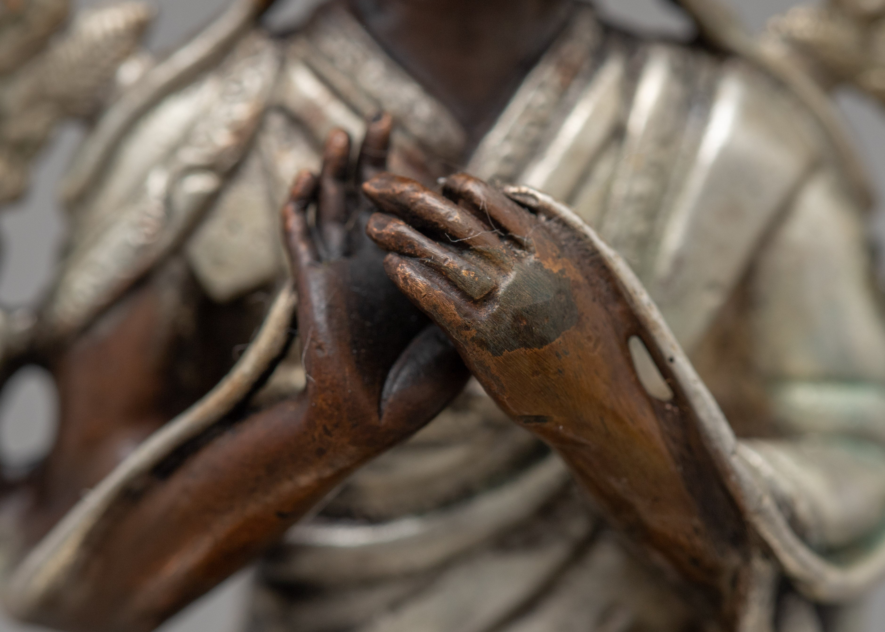 Mini Tsongkhapa Figurine | Copper Made Buddhist Sculpture