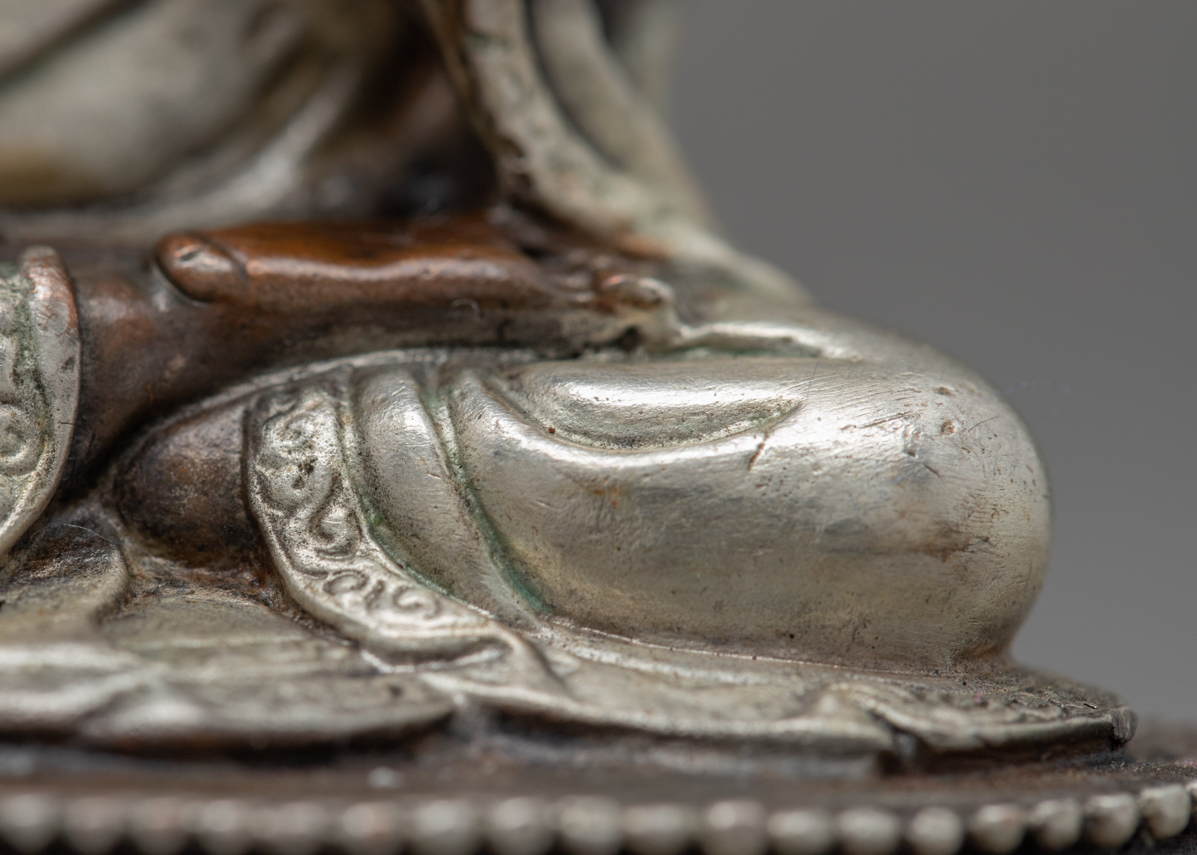 Mini Tsongkhapa Figurine | Copper Made Buddhist Sculpture