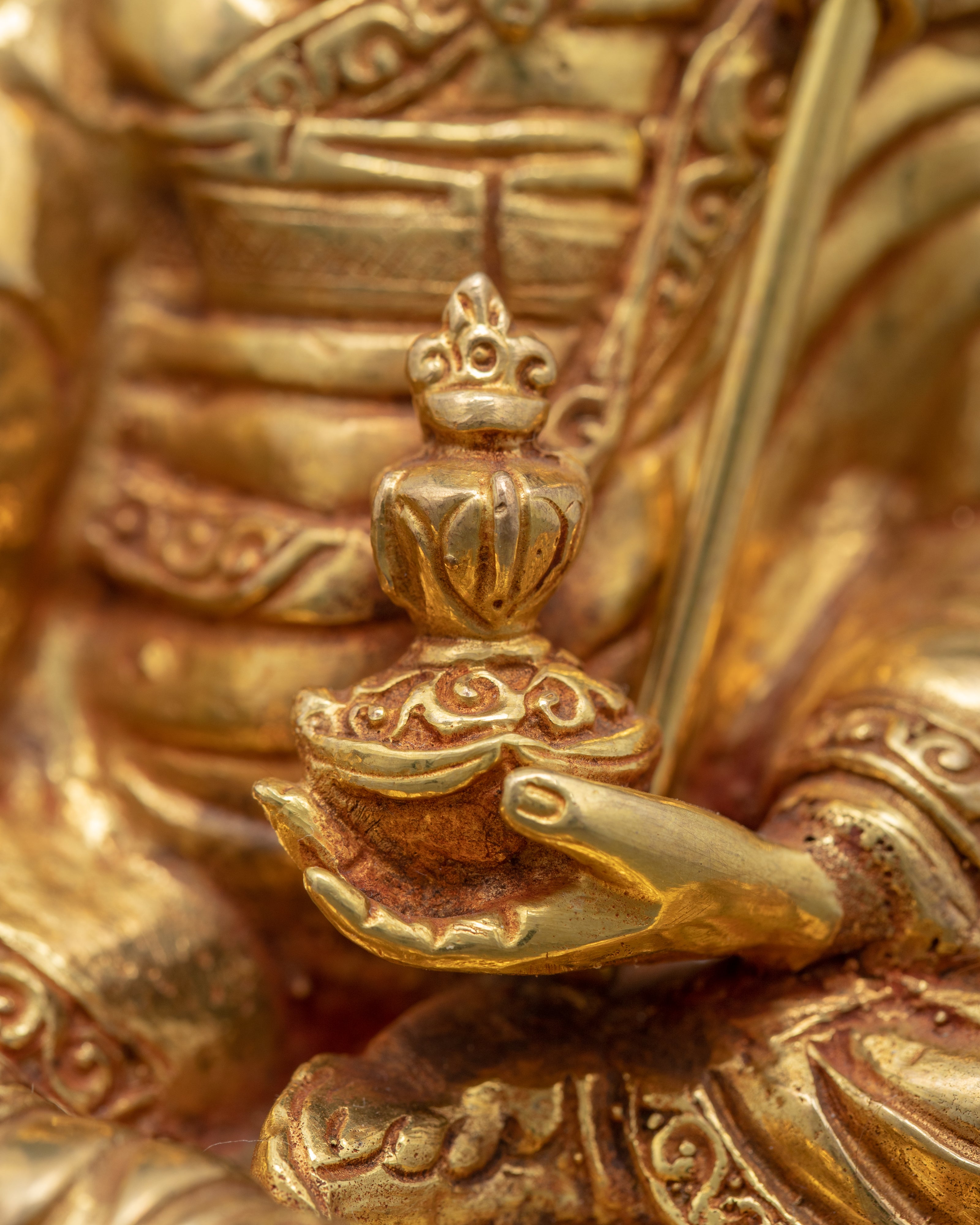 Tibetan Guru Padmasambhava Statue | Buddhist Ritual Item