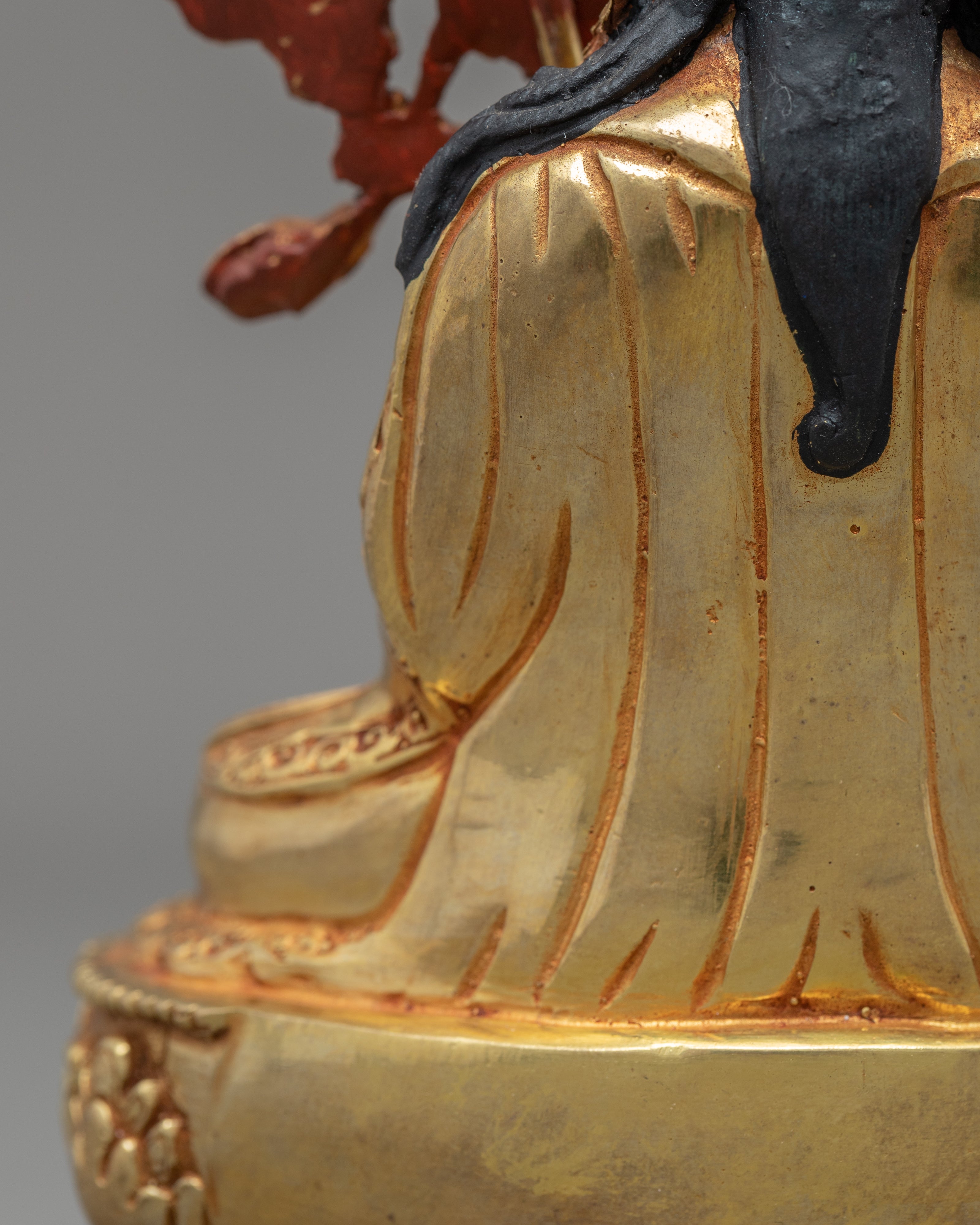 Tibetan Guru Padmasambhava Statue | Buddhist Ritual Item