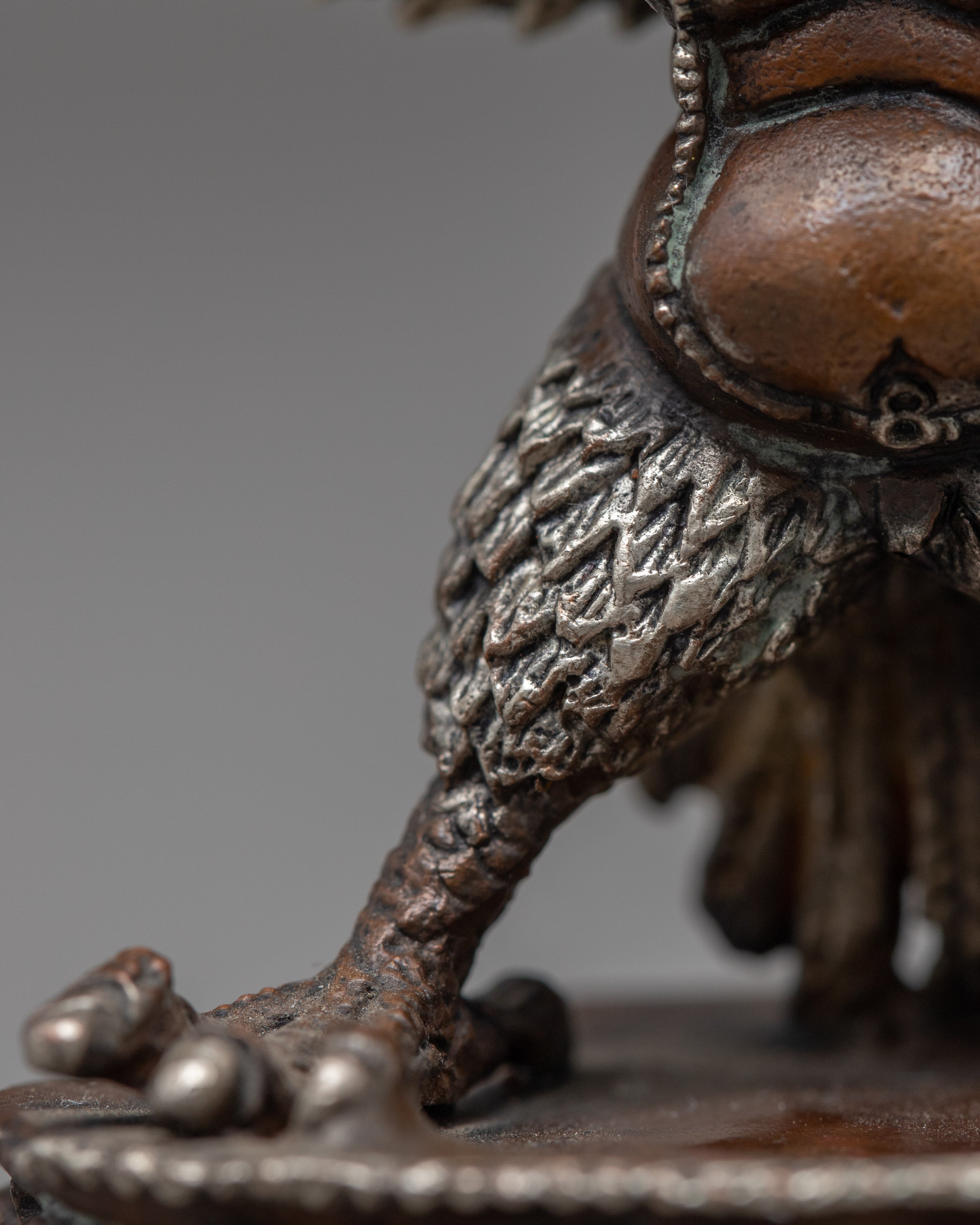 Copper Garuda Statue | FInely Carved Ritual Item
