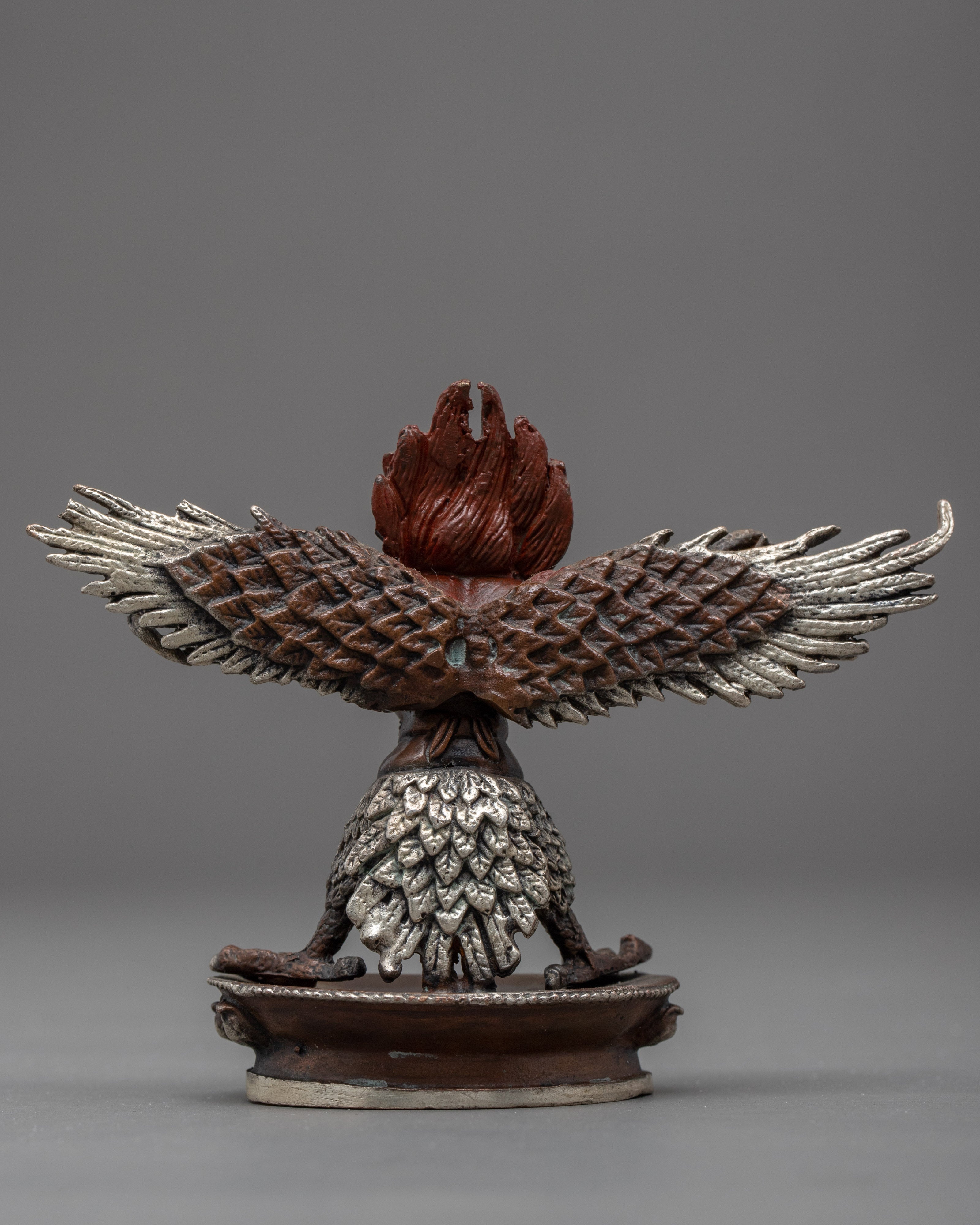 Copper Garuda Statue | FInely Carved Ritual Item