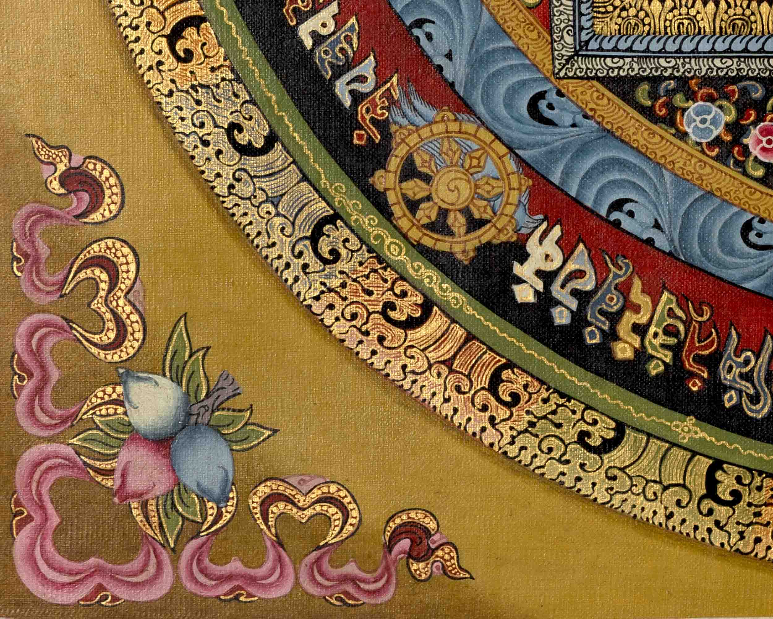 Kalachakra Mandala | Traditional Tibetan Thangka | Wall Decors