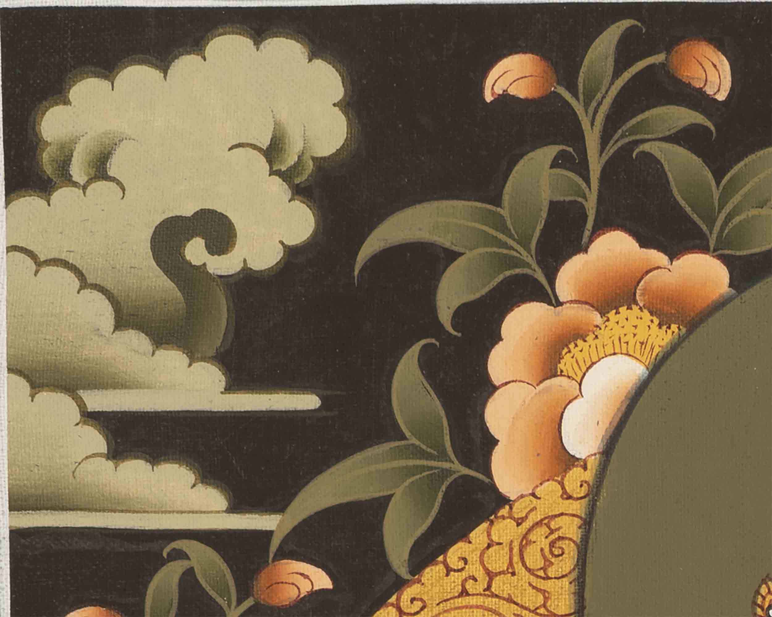 Namgyalma Thangka | Buddhist Traditional Artwork | Wall Hanging Decors