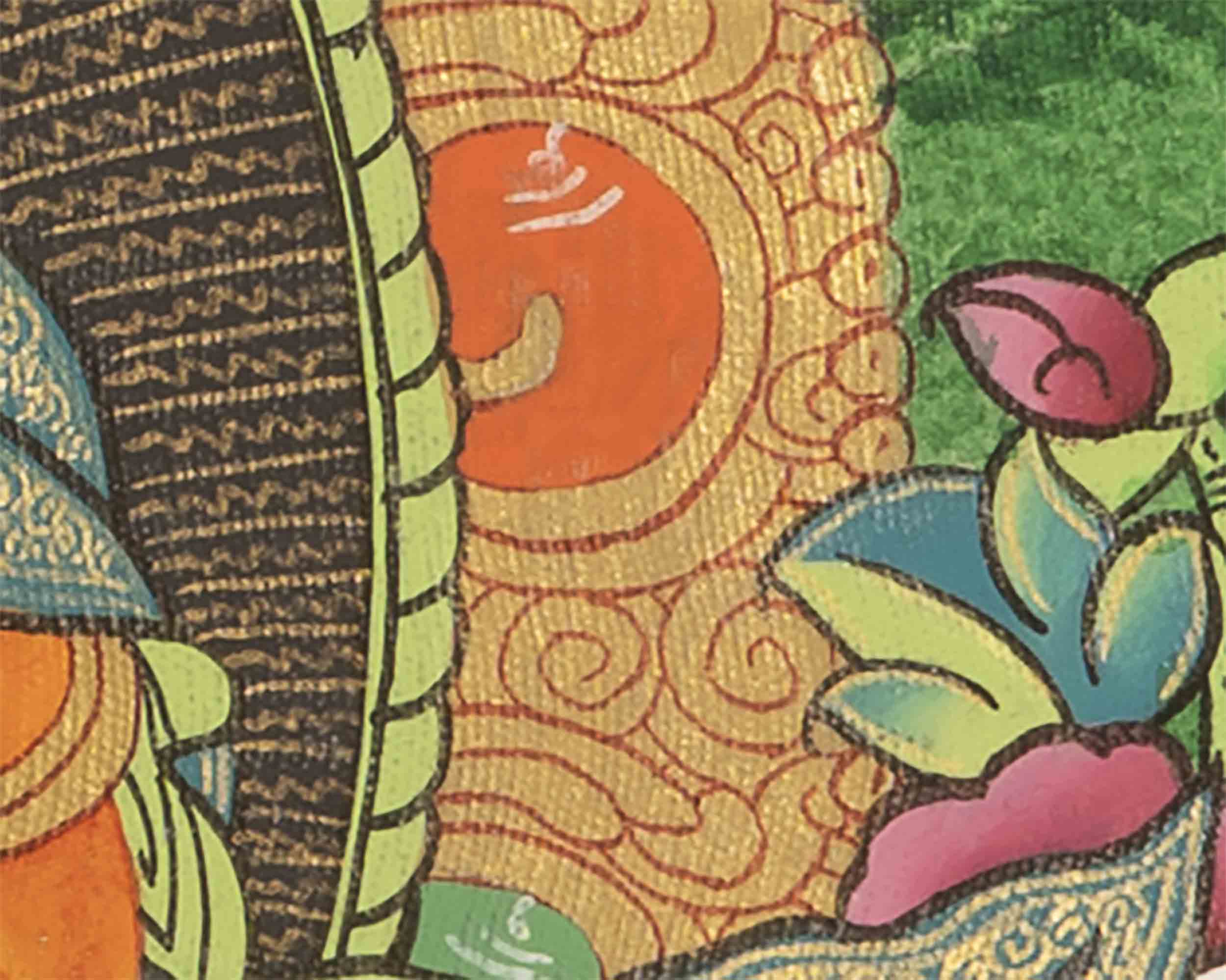 Jambala Kubera Thangka | Buddhist Wall Decors