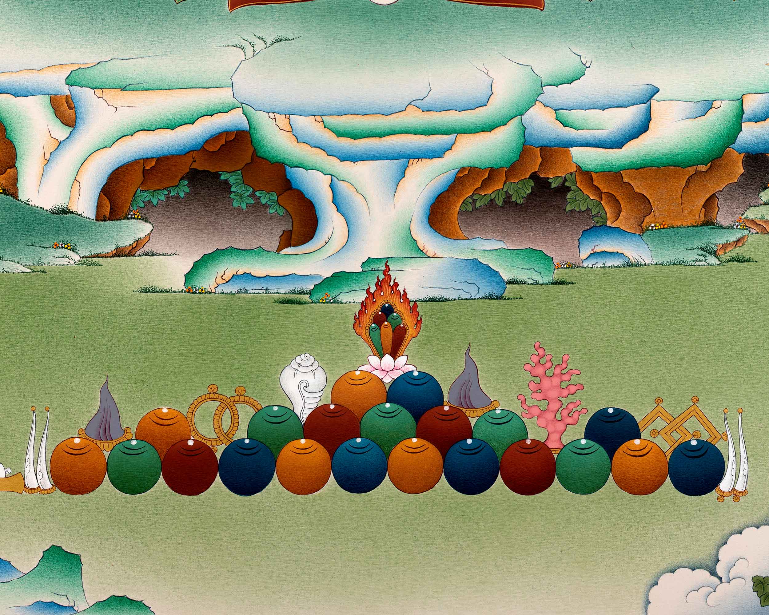 Exclusive Shakyamuni Buddha Thangka | Traditional Tibetan Art