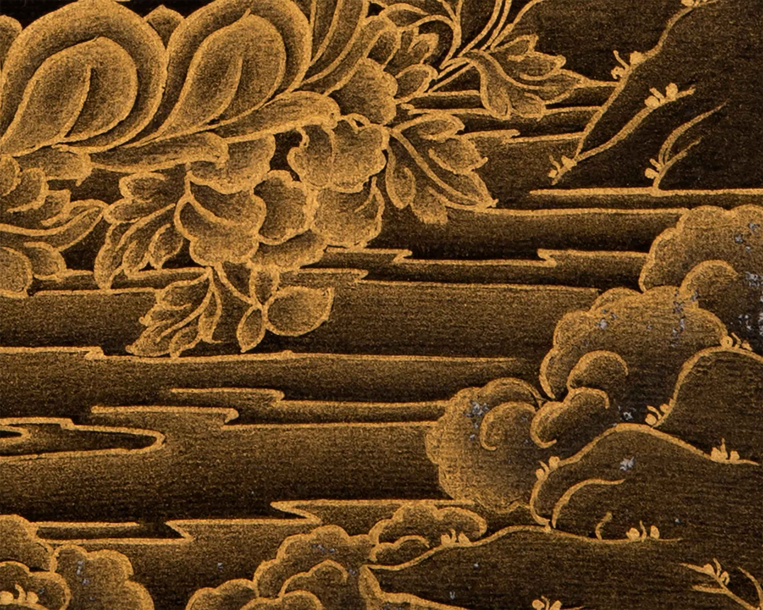 Four Armed Chenrezig Art | Tibetan Bodhisattva Mini Thangka