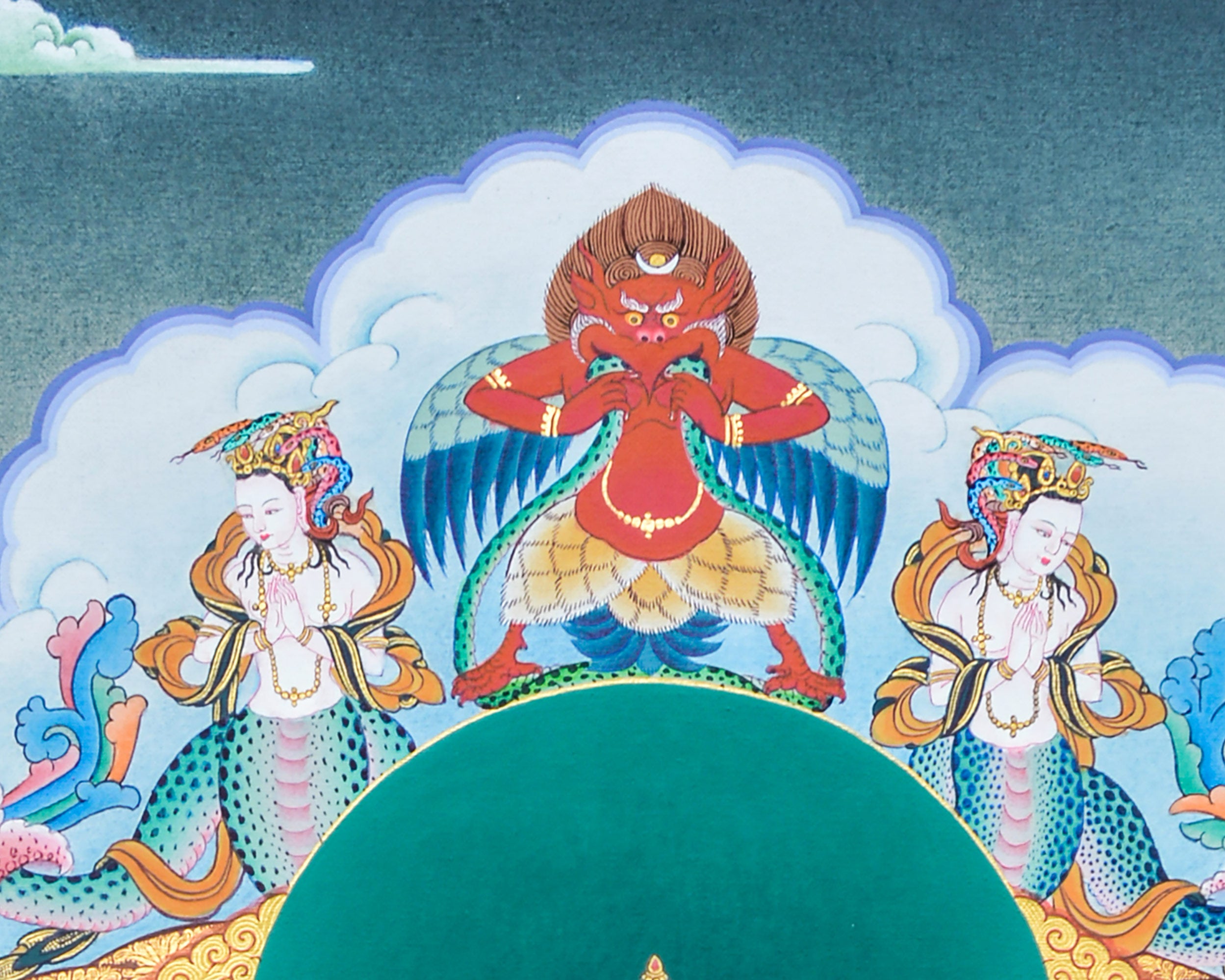 Sakya Pandita Thangka | Handmade Tibetan Art | Buddhist Painting