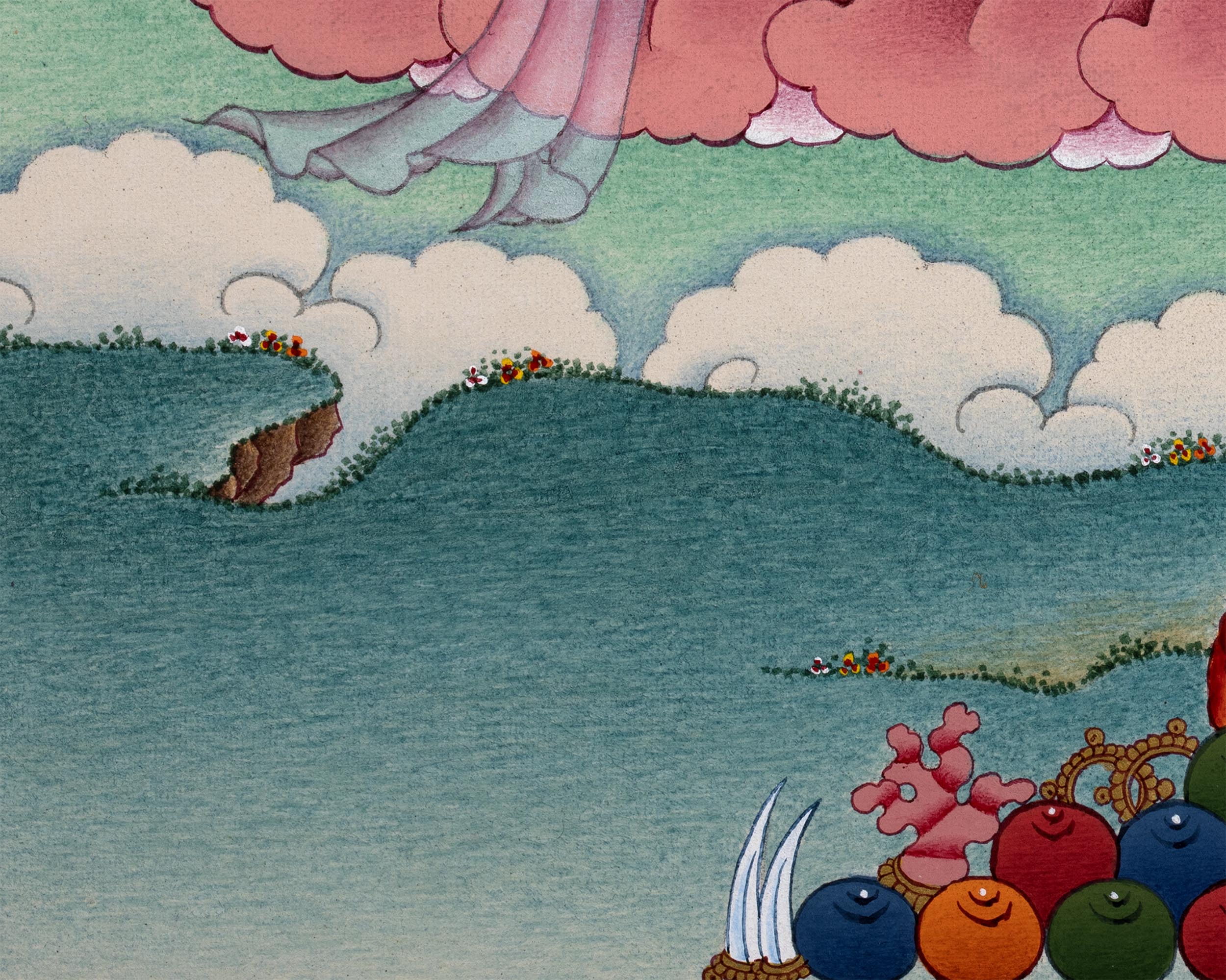 Sukhasiddhi Thangka | Dakini of Magical Illusion