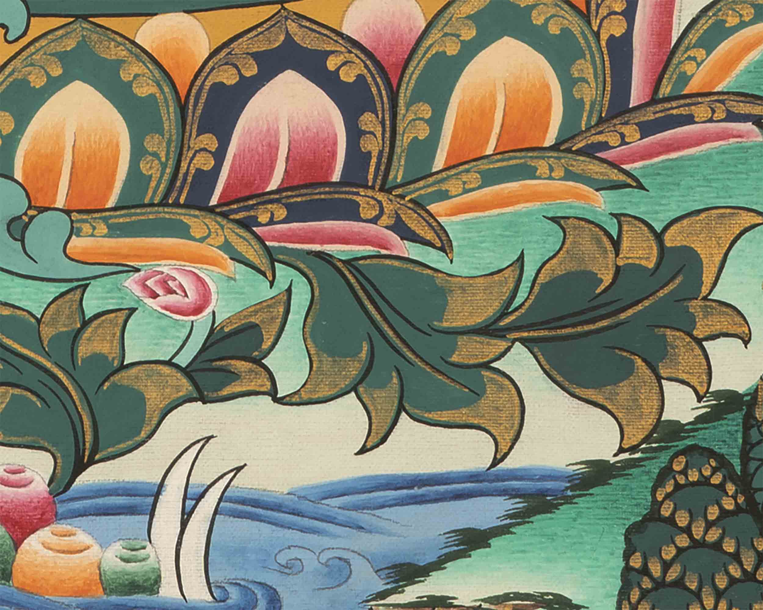 Red Tara Thangka | Tibetan Wall Decoration Painting