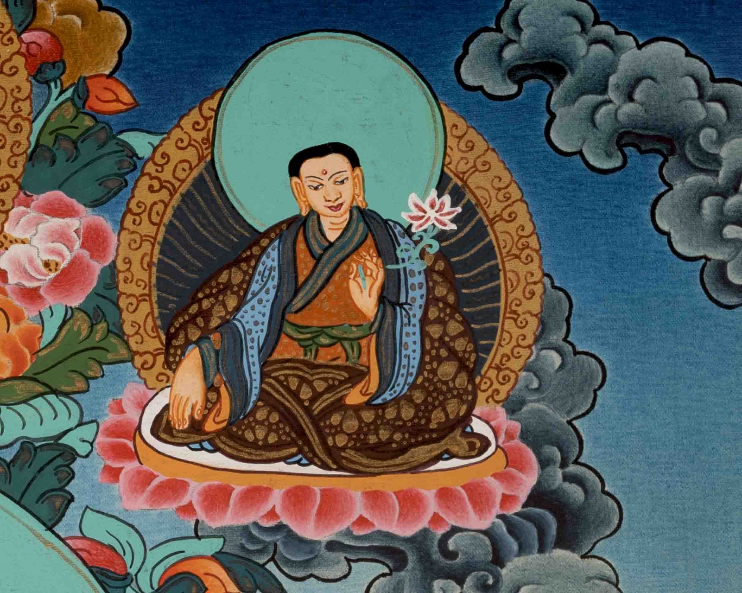 Samantabhadra Thangka | Religious Buddhist Painting | Wall Decors