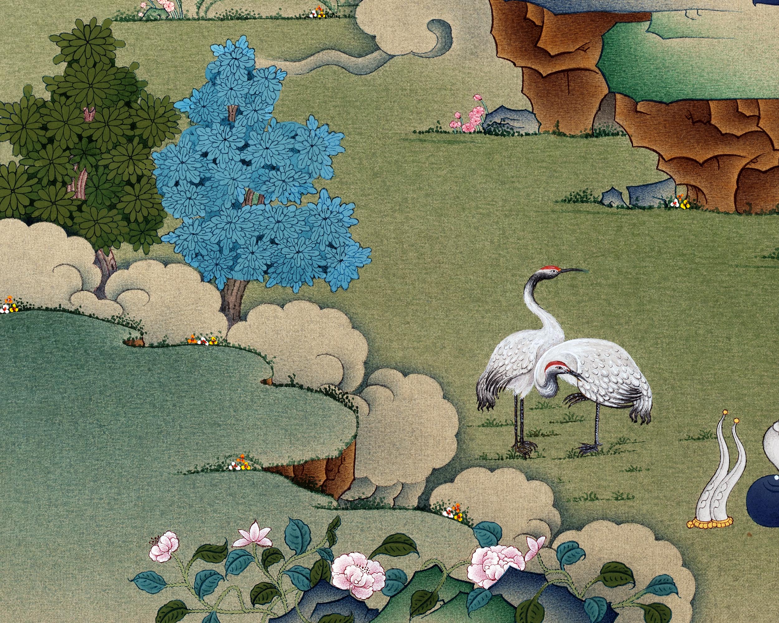 Indoor Green Tara Thangka | Mother Tara | Traditional Hand Painted Deity