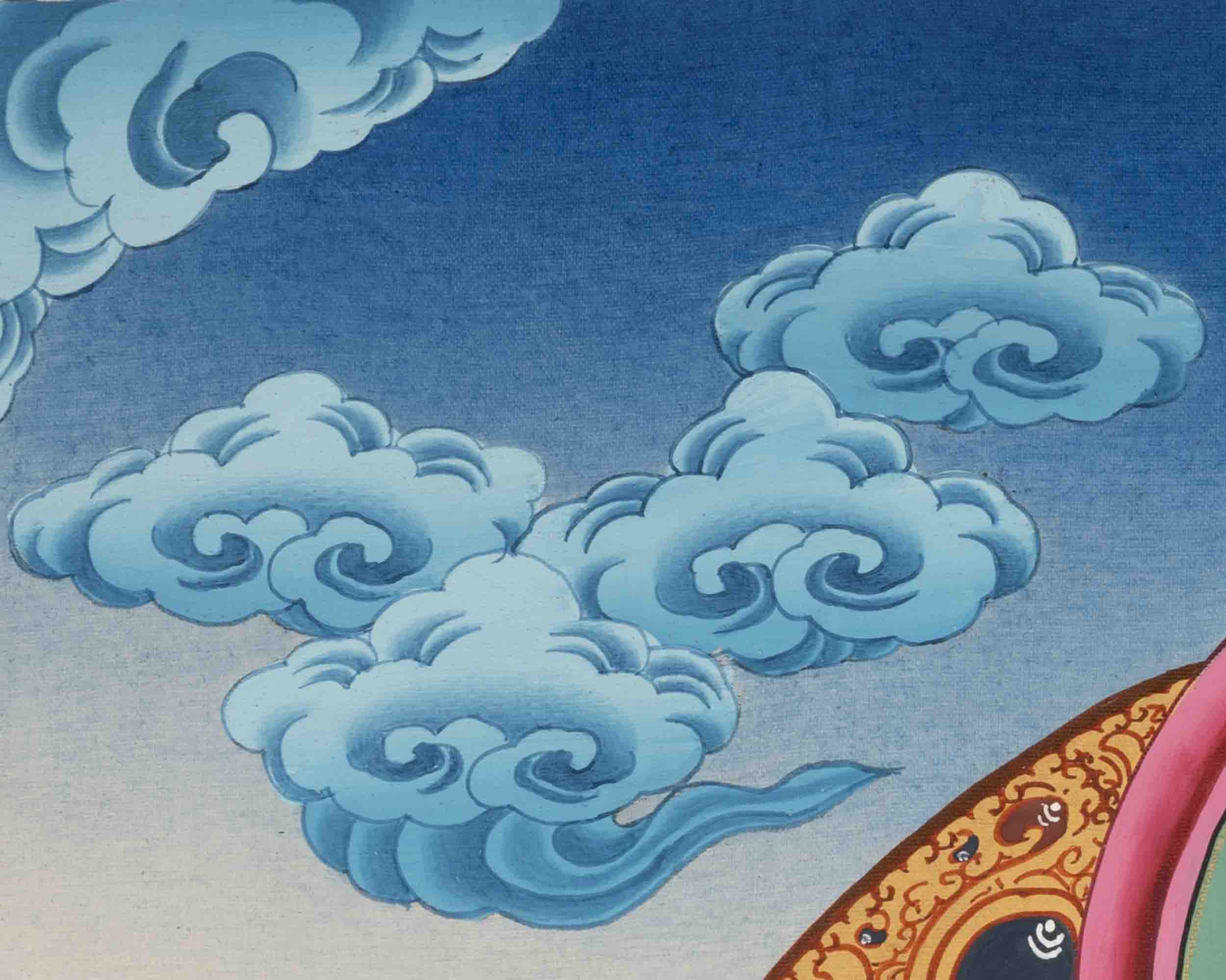 Avalokitesvara Chengrezig Thangka | Religious Painitng | Wall Decors
