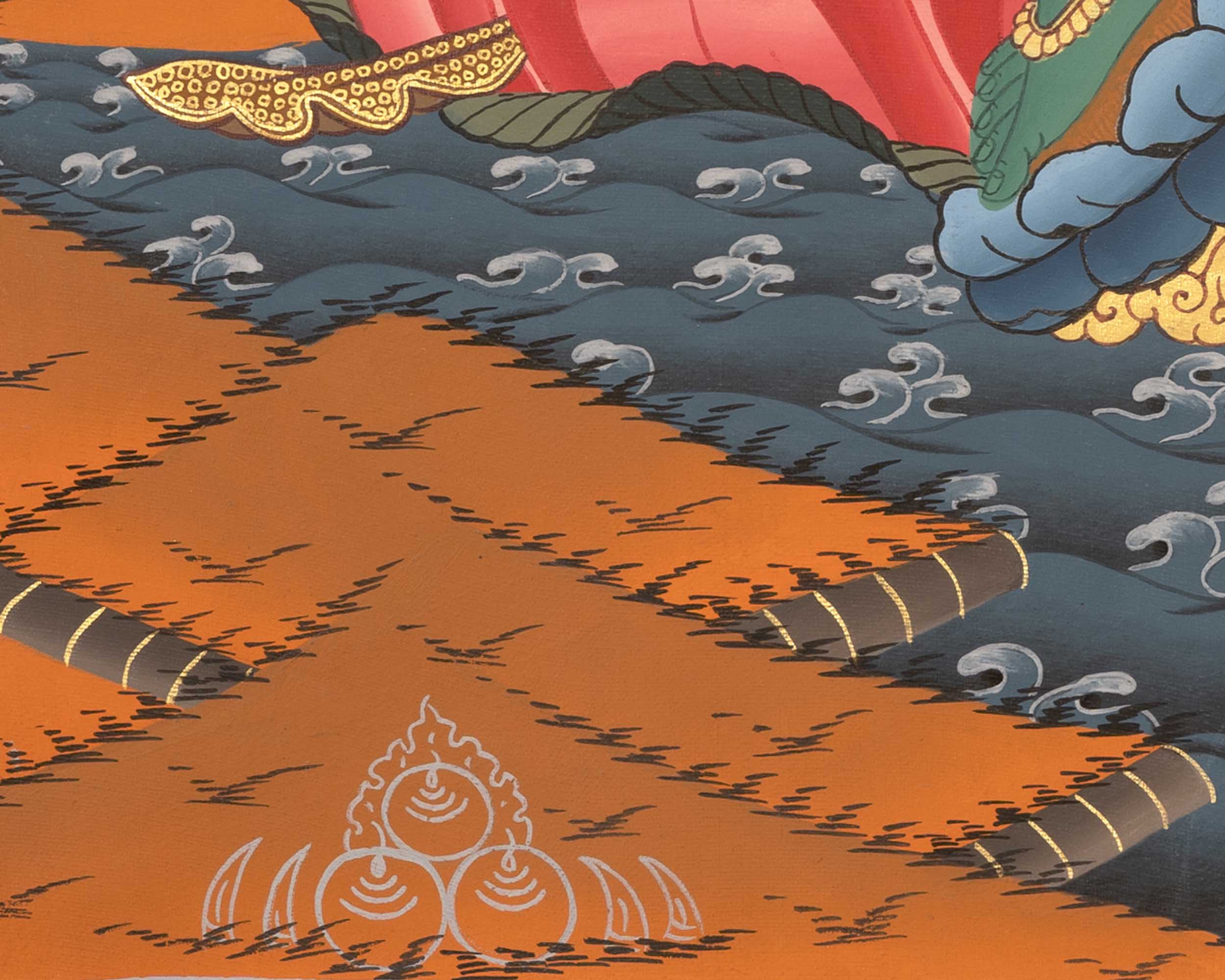 Quality Green Tara Thangka | Handpainted Buddhist Art | Wall Decors