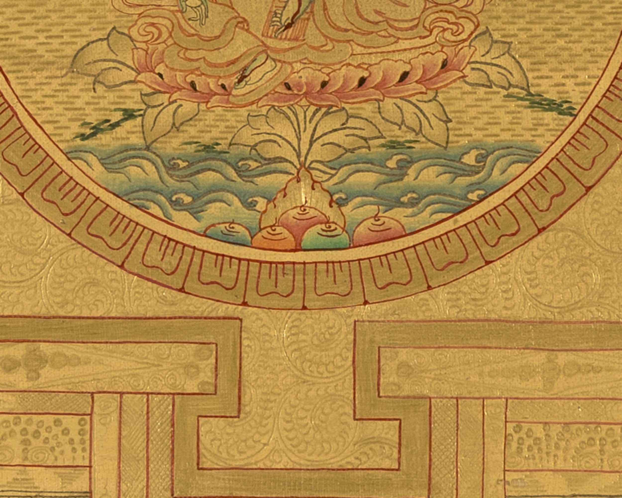 Green Tara Mandala |Tara Goddess Thangka