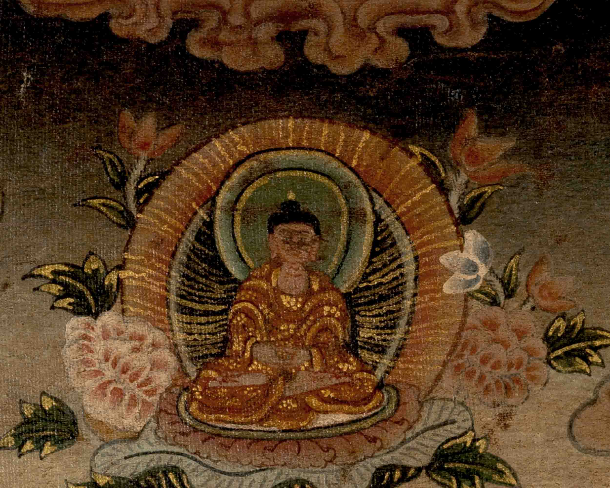 Buddhist Shakyamuni Buddha Thangka | Wall Hanging