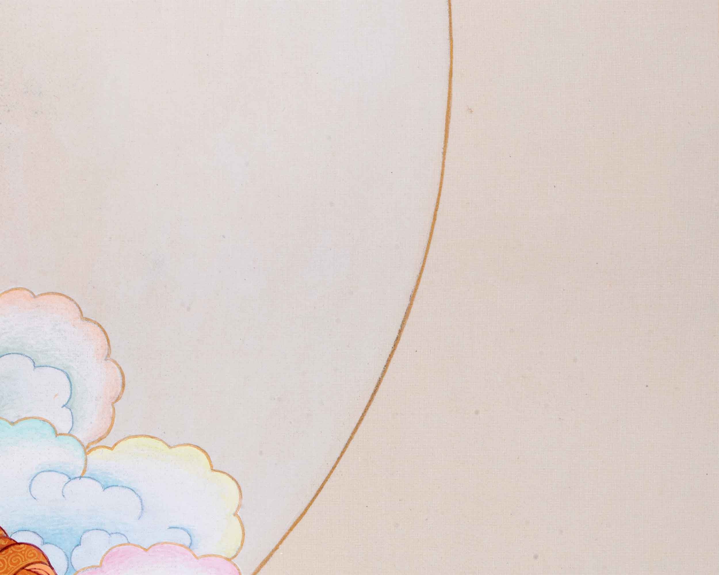 Shakyamuni Buddha Wall Art Decor Thangka Painting | Tibeta Himalayan Thangka Art On Cotton Canvas