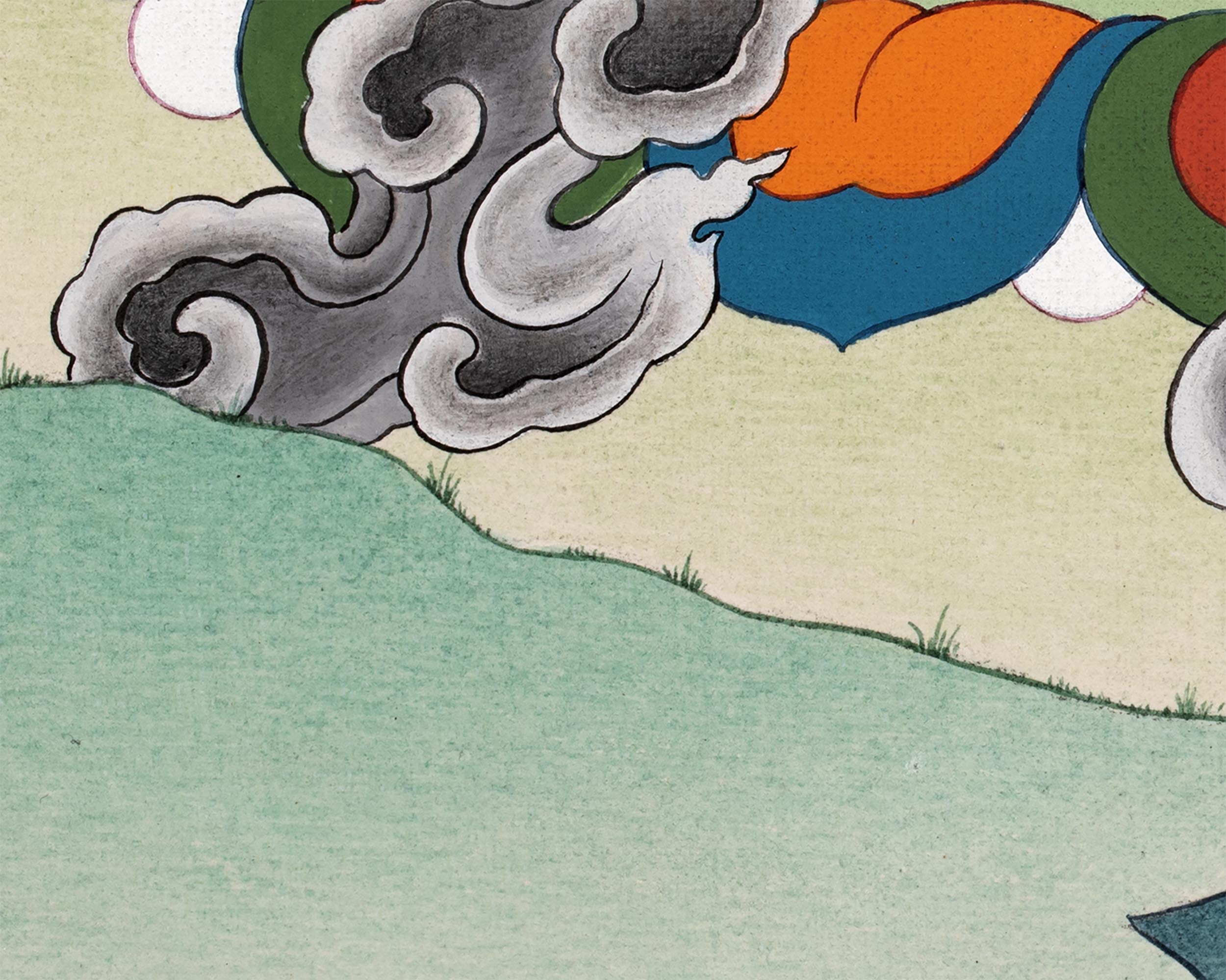 Dorje Drollo Thangka | Tibetan Thangka Painting | Buddhist Art