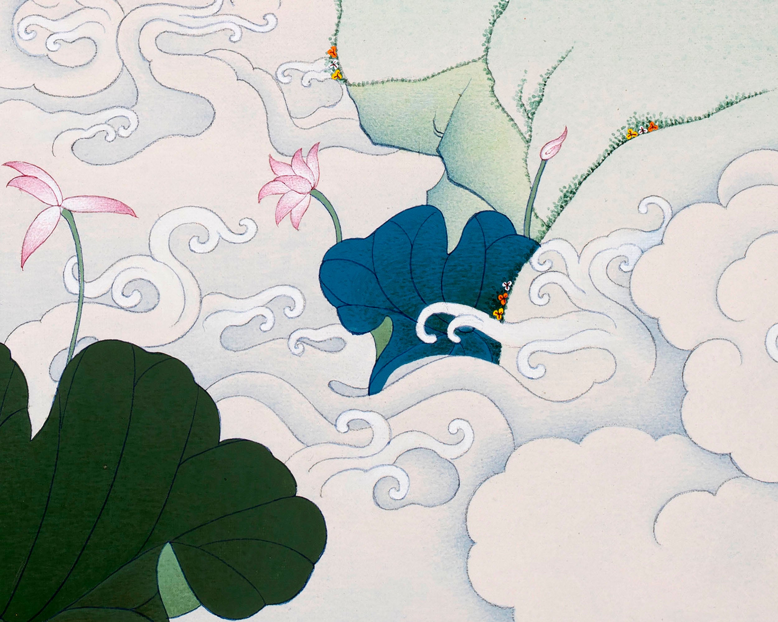 Manjushri Thangka | Tibetan Deity Art