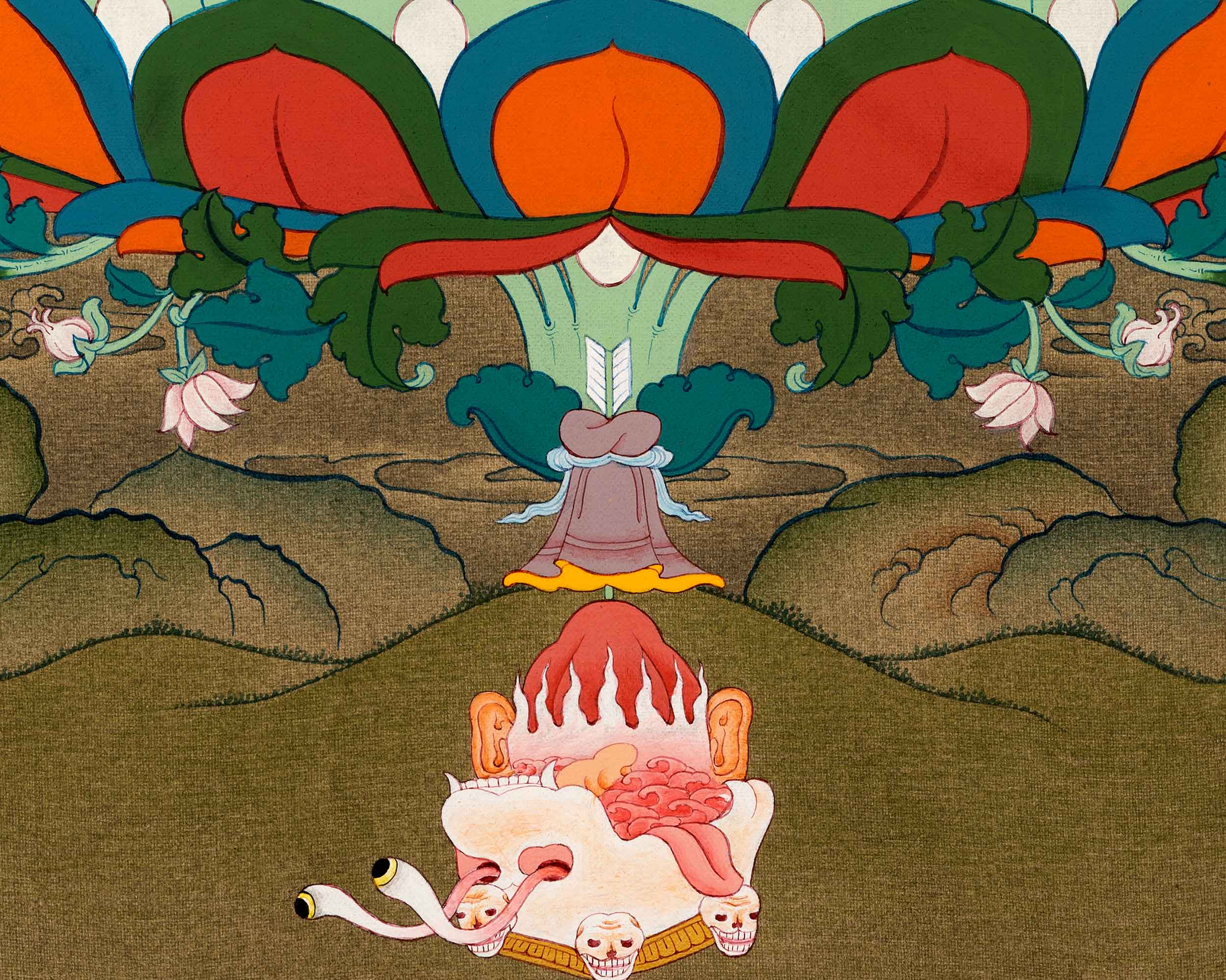 Kurukulla Thangka | Traditionally Hand Painted Art