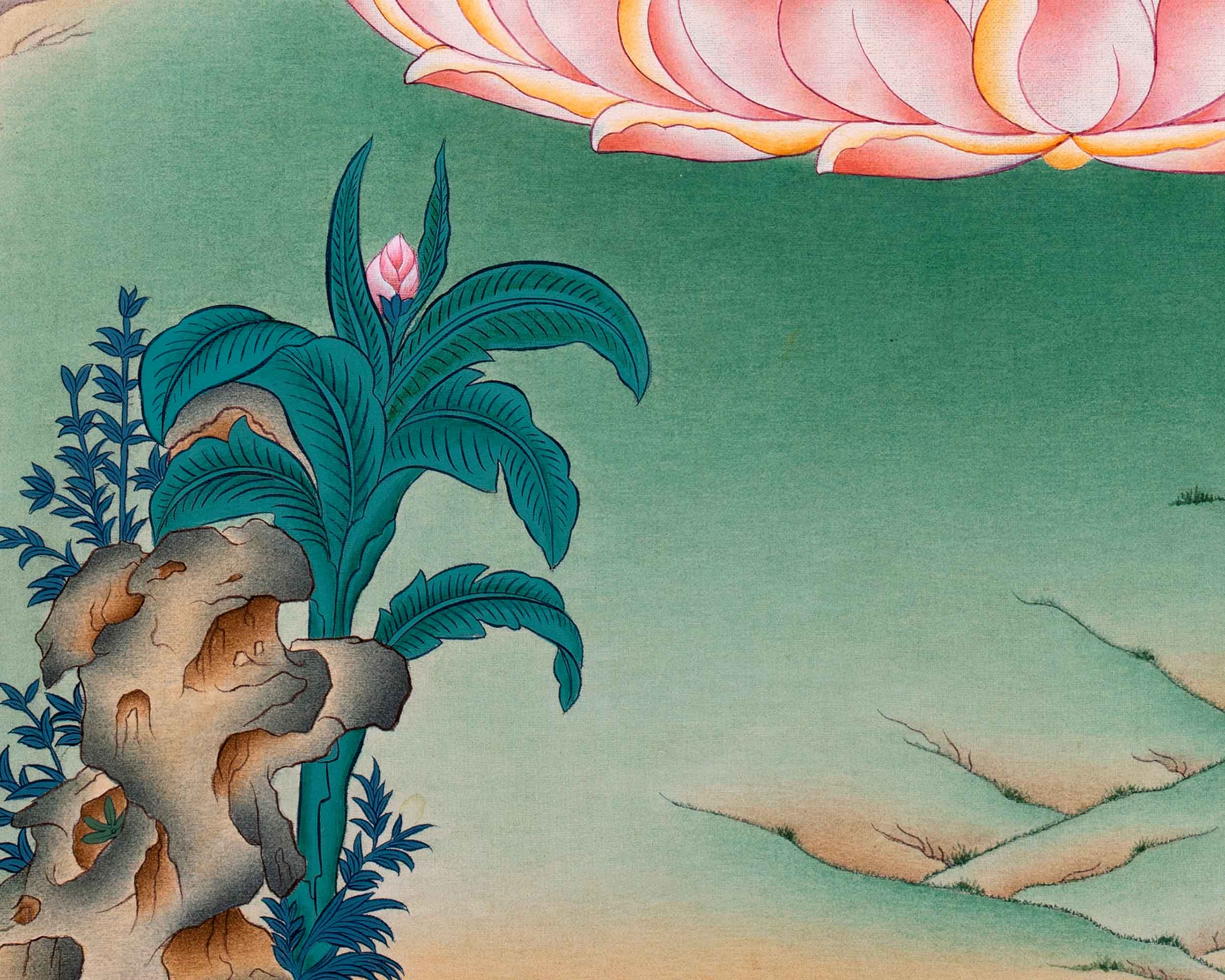 Historical Buddha Shakyamuni Thangka | Traditional Tibetan Buddhist Art