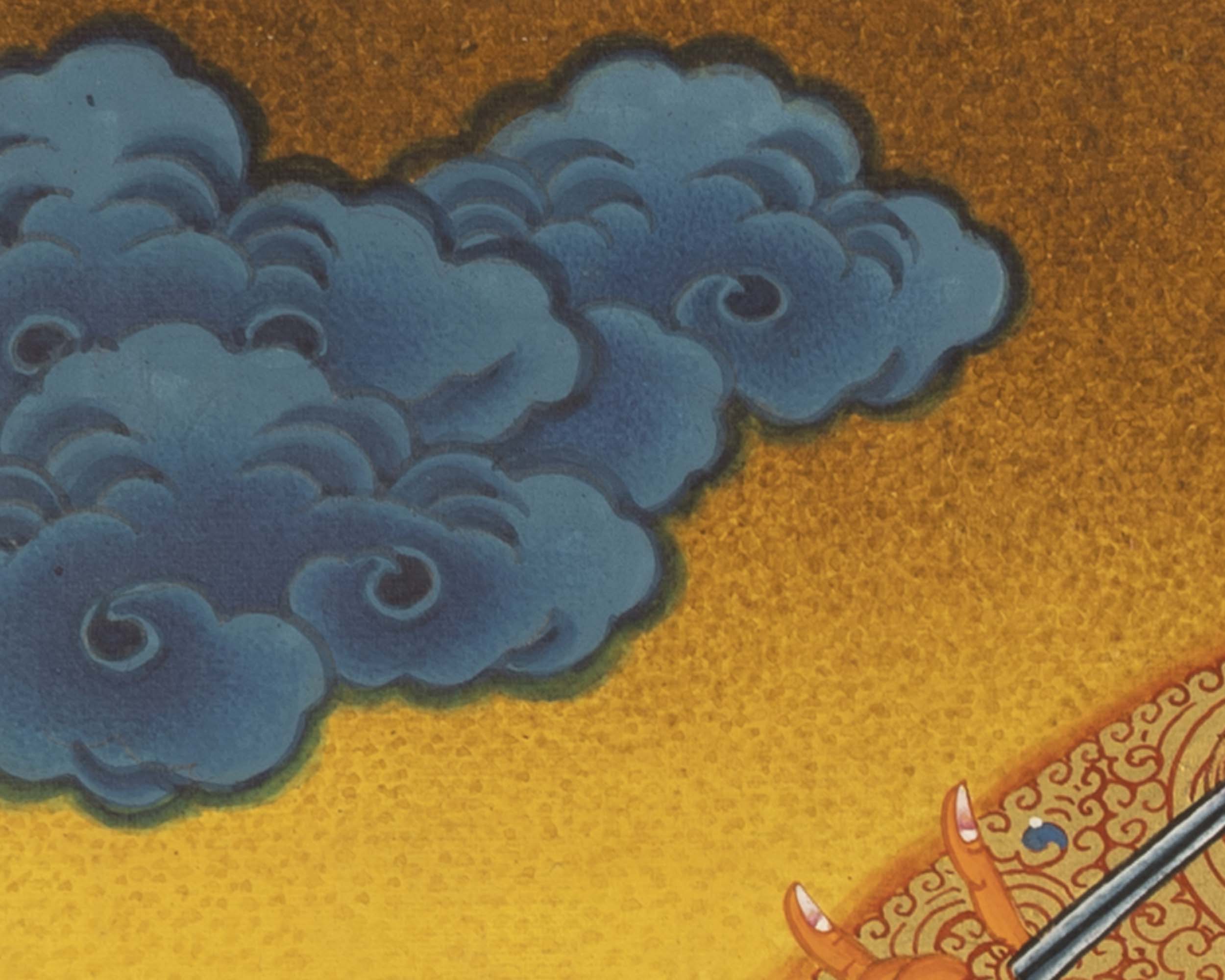 Arya Manjushre Thangka | Vajrayana Buddhism Painting