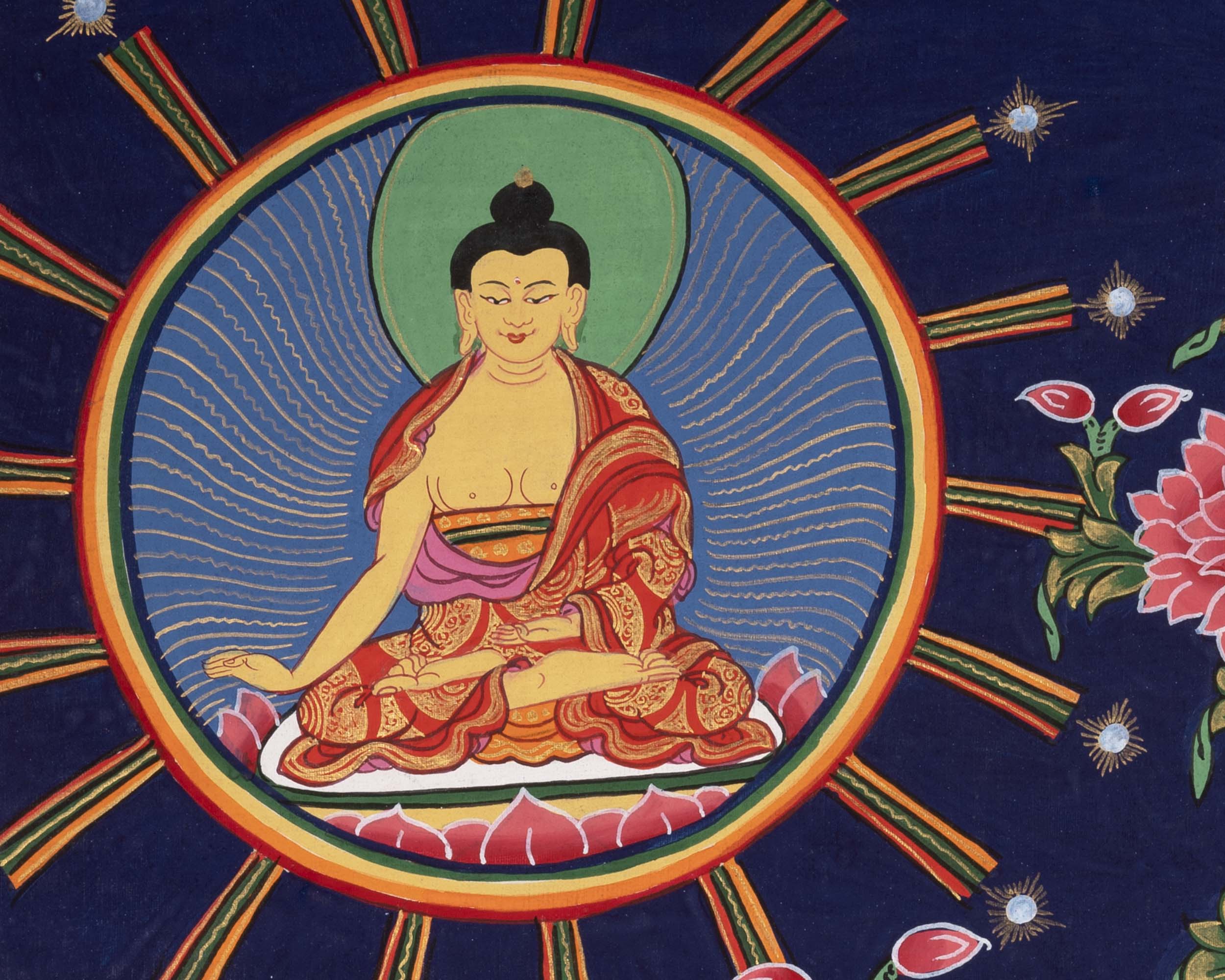 Green Tara Thangka | Wall Decor Painting