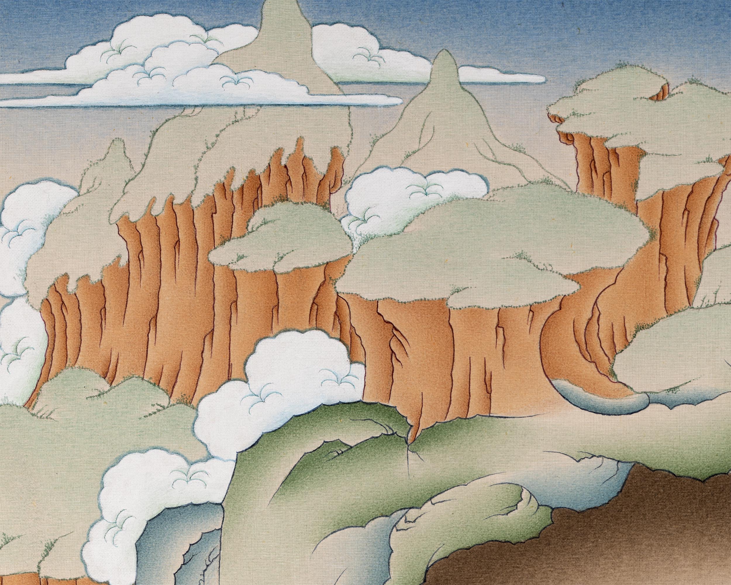 Milarepa Thangka | Tibetan Buddhist Master Painting