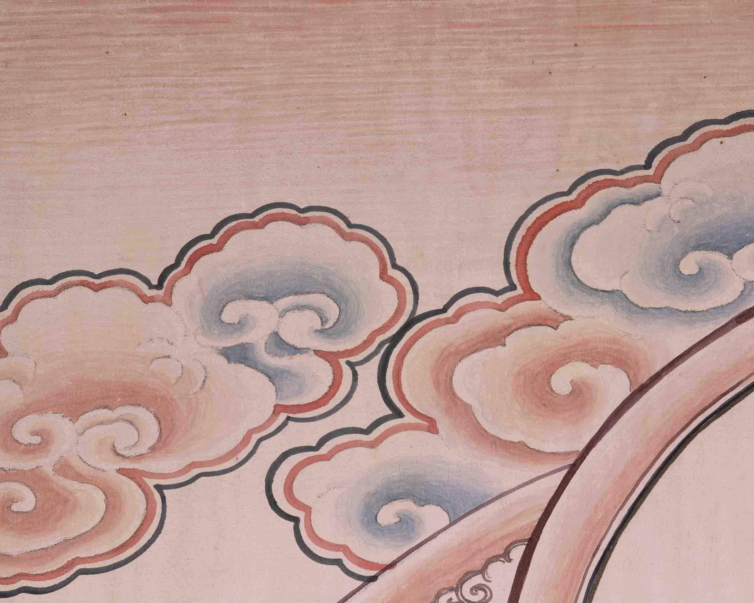 Guru Rinpoche Thangka | Traditional Tibetan Painting | Wall Decors