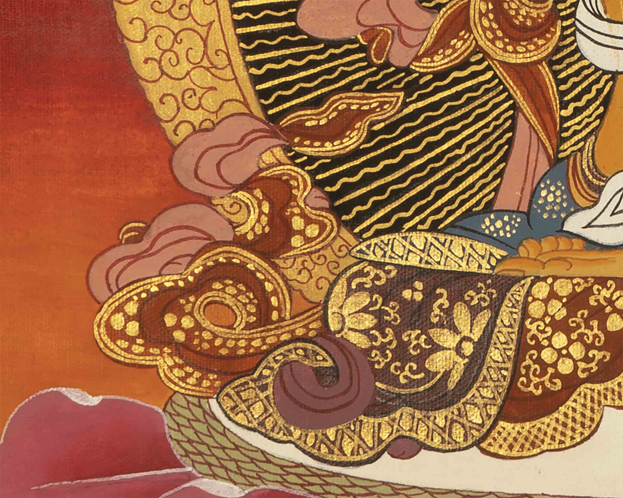 Manjushri Tibetan Thangka | Tibetan Thangka Art