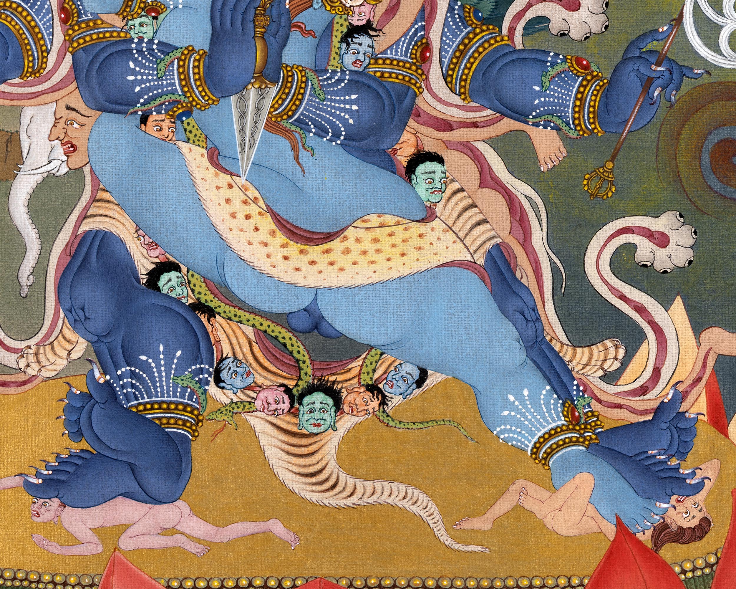 Vajrakilaya Thangka | Special Phurba Painting | Nyingma Yidam