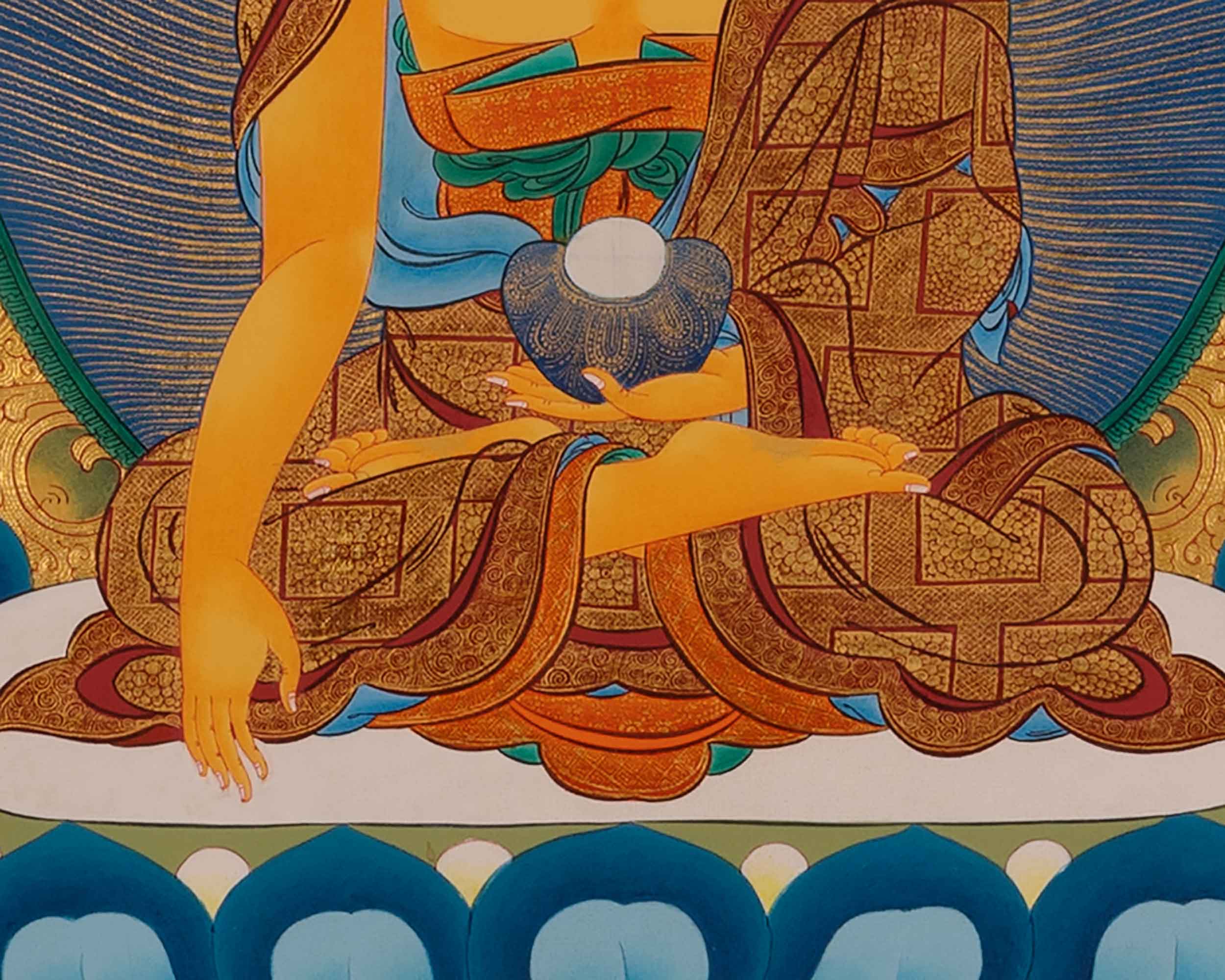 Buddha Siddhartha Gautama Thangka | Historical Buddha Thangka Painting