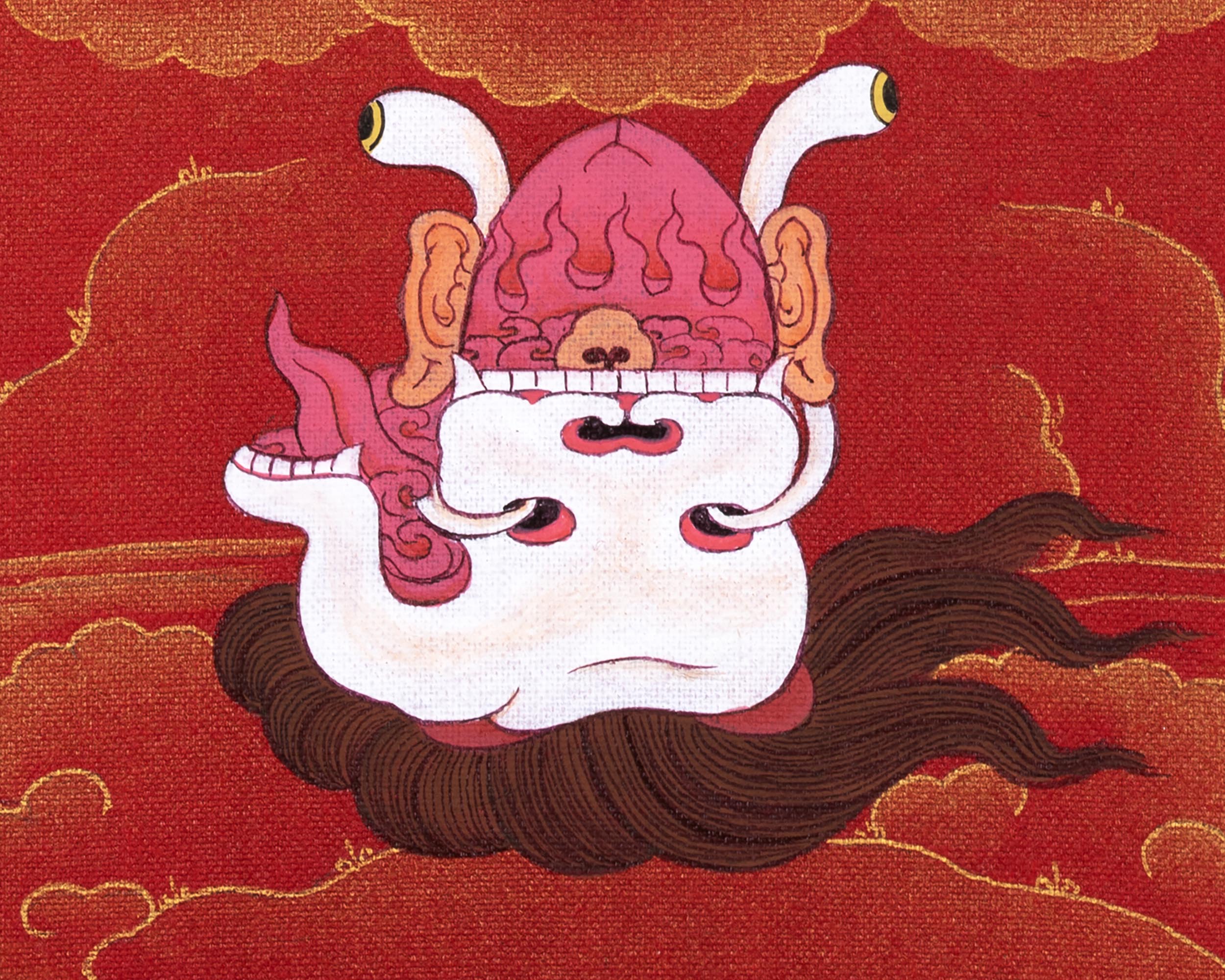 Vajravarahi Thangka | Tibetan Dorje Phagmo Painting