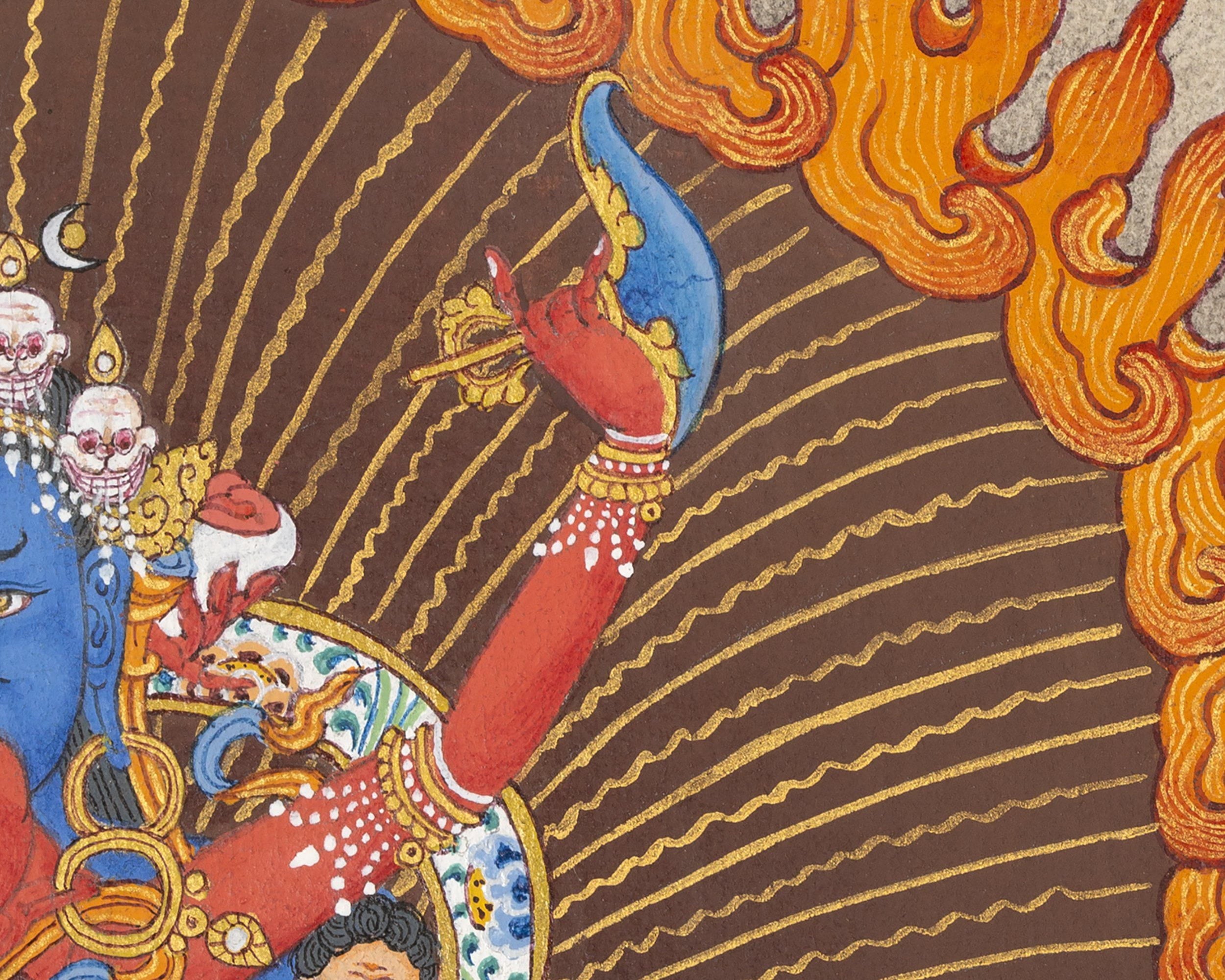 Two Armed Chakrasamvara Thangka | Vajravarahi | Khorlo Demchok | Meditational Yidam Deity