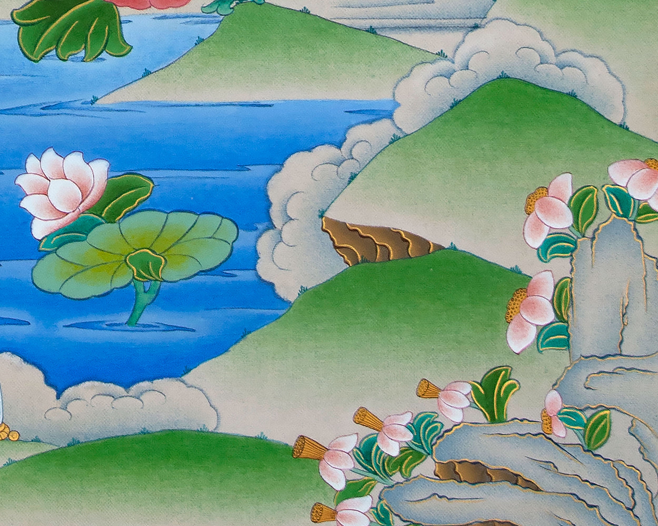 Vajrasattva Thangka| Tibetan Buddhist Art