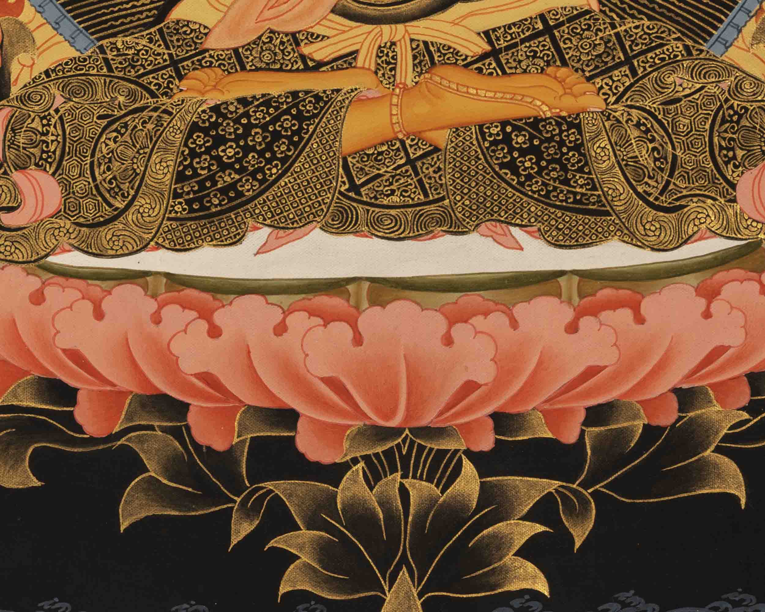 Manjushree Bodhisattva Thangka | Buddhist Religious Paintings