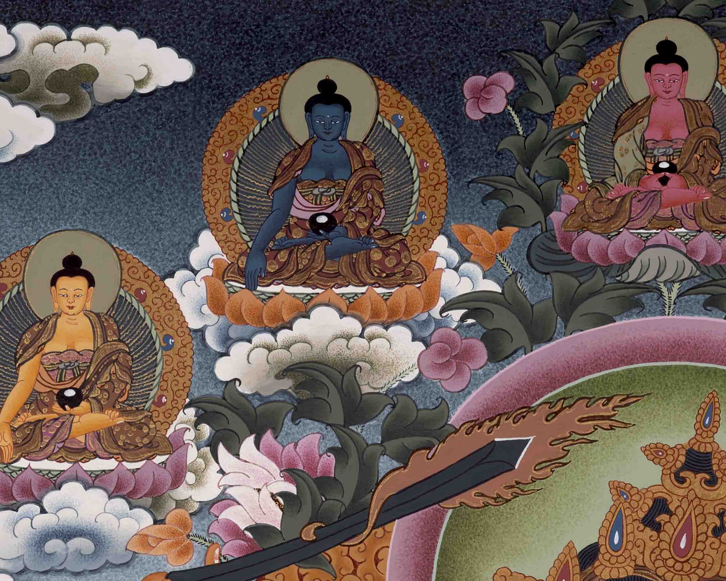 Bodhisattva Manjushree Thangka | Art Painting