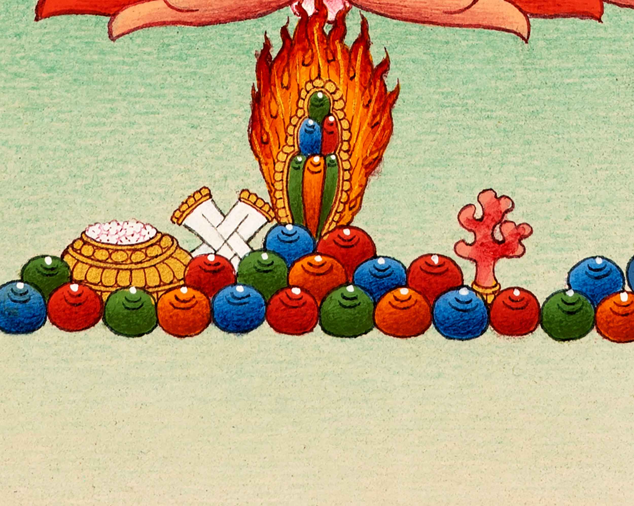 White Tara Tibetan Thangka | Female Buddha