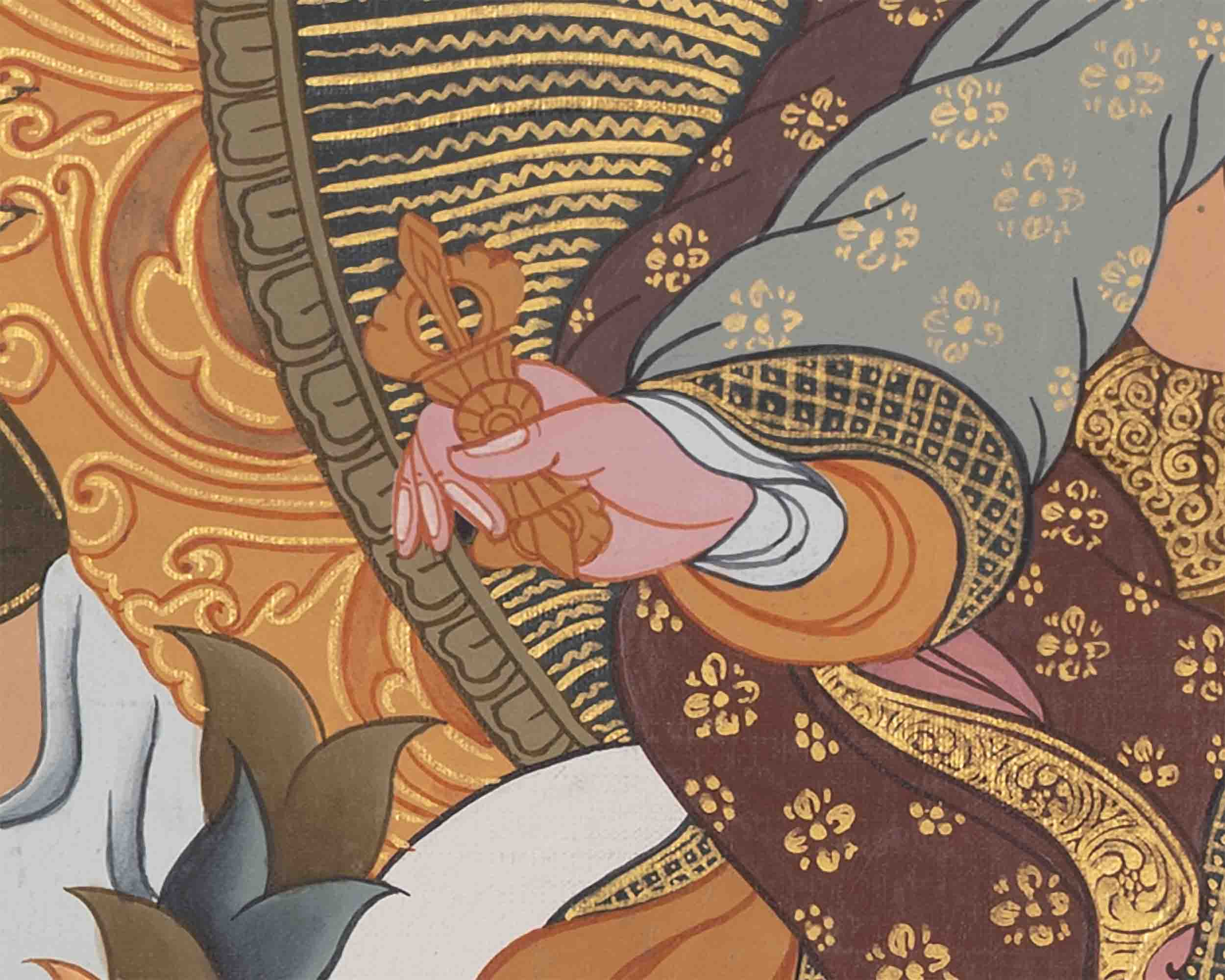 Guru Rinpoche | Padmasambhava | Traditional Tibetan Thangka