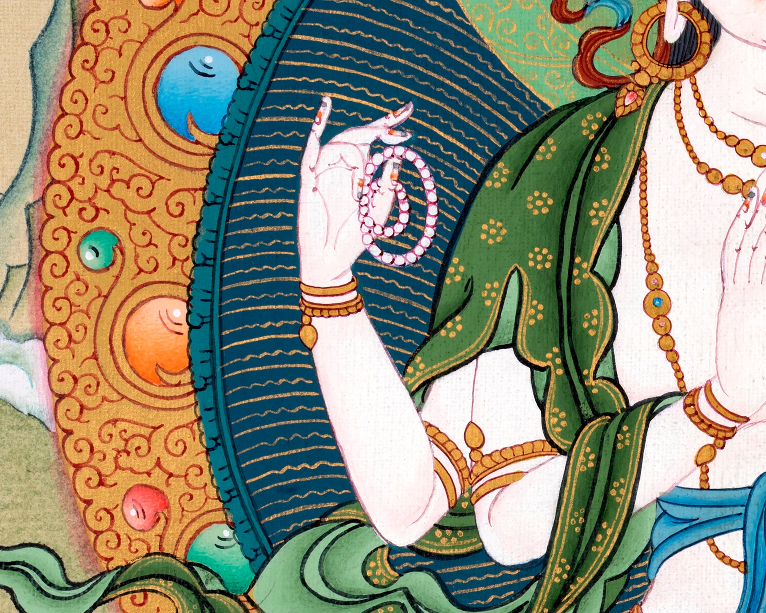 Chenrezig | Bodhisattva Thangka Painting | Buddhist Art