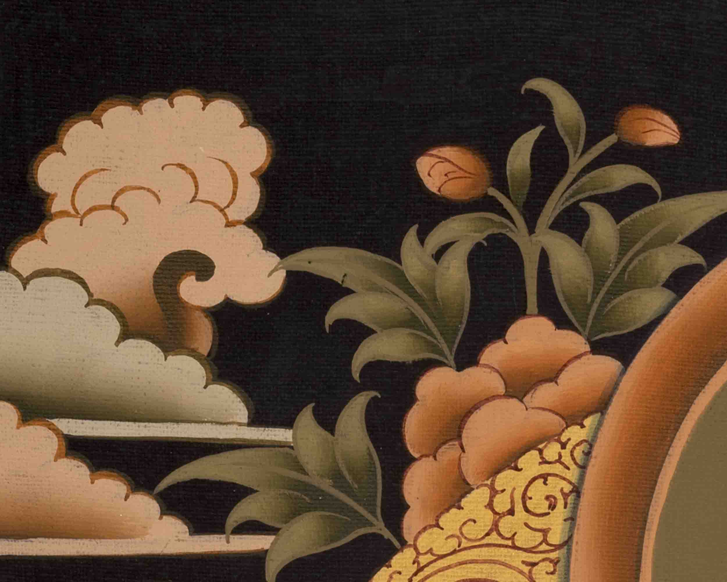 Yab Yum Buddha Thangka | Traditional Buddhist Painting