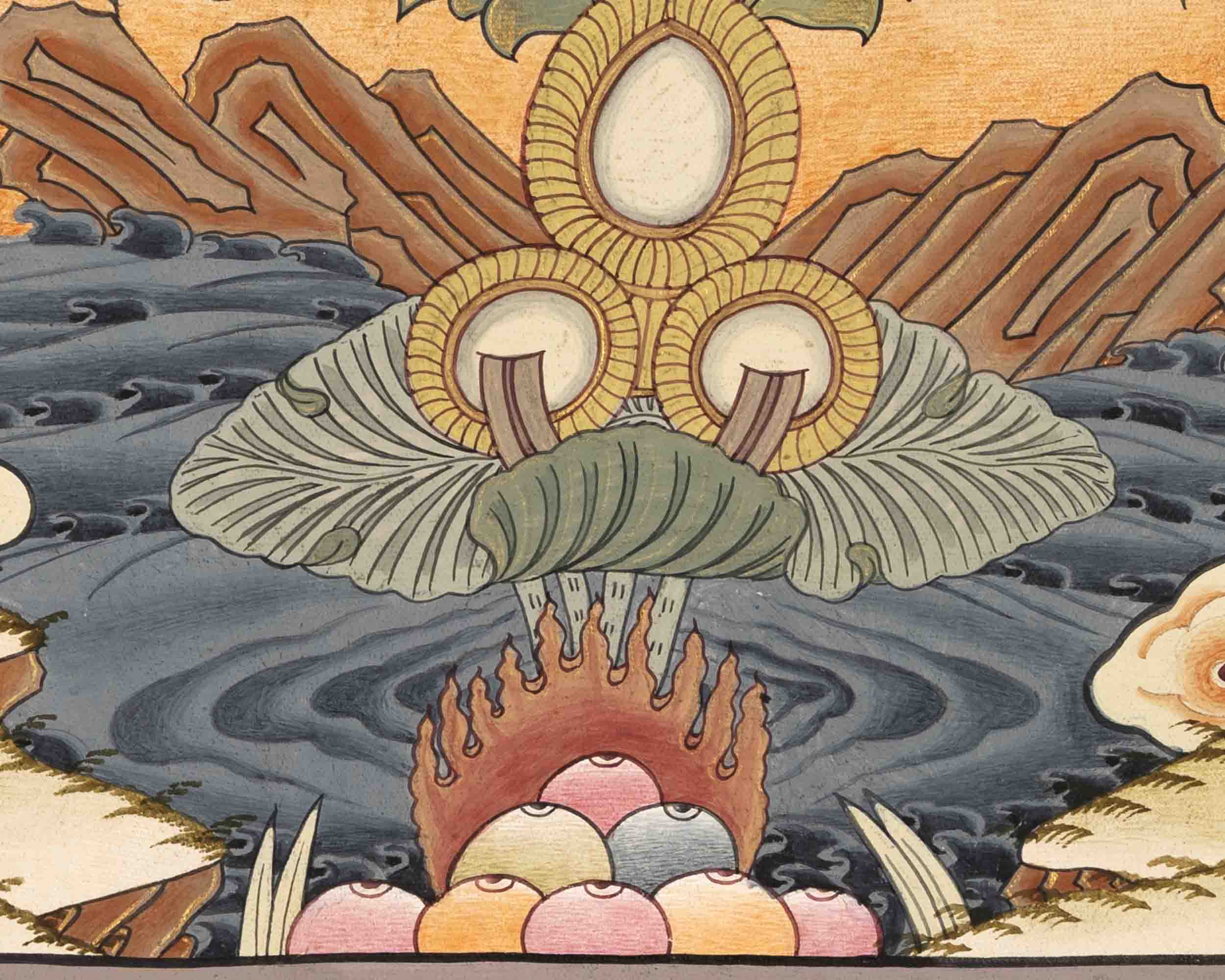 Yab Yum Buddha Thangka | Religious Painting