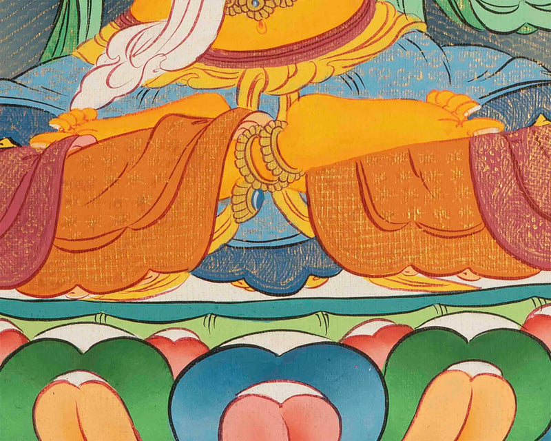 Buddhist Manjushree Thangka | Wall Hanging Decorations