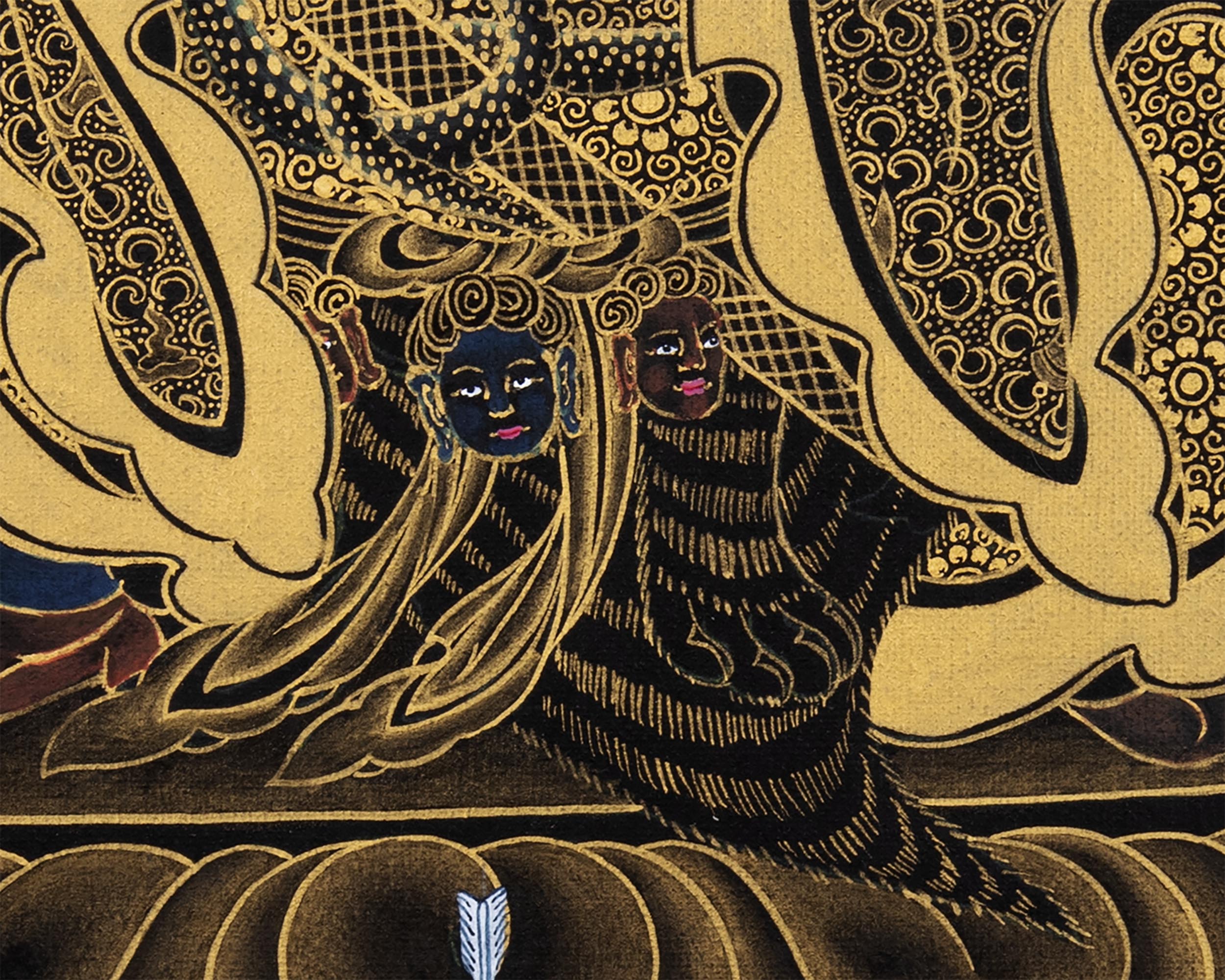 Dorje Bernakchen | The Great Black Cloak | Mahakala Thangka