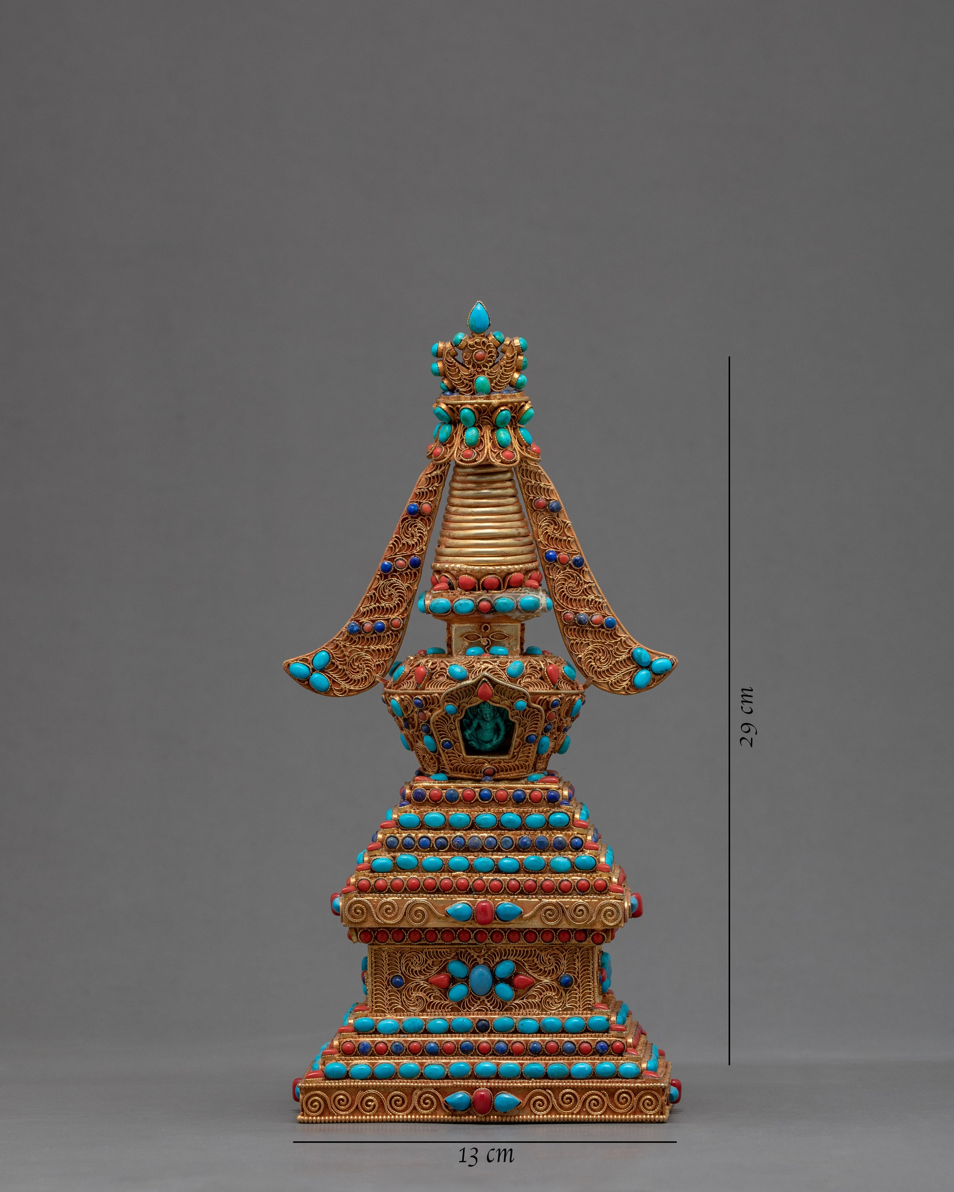 Miniature Buddhist Stupa | Buddhist Art | Ritual Items