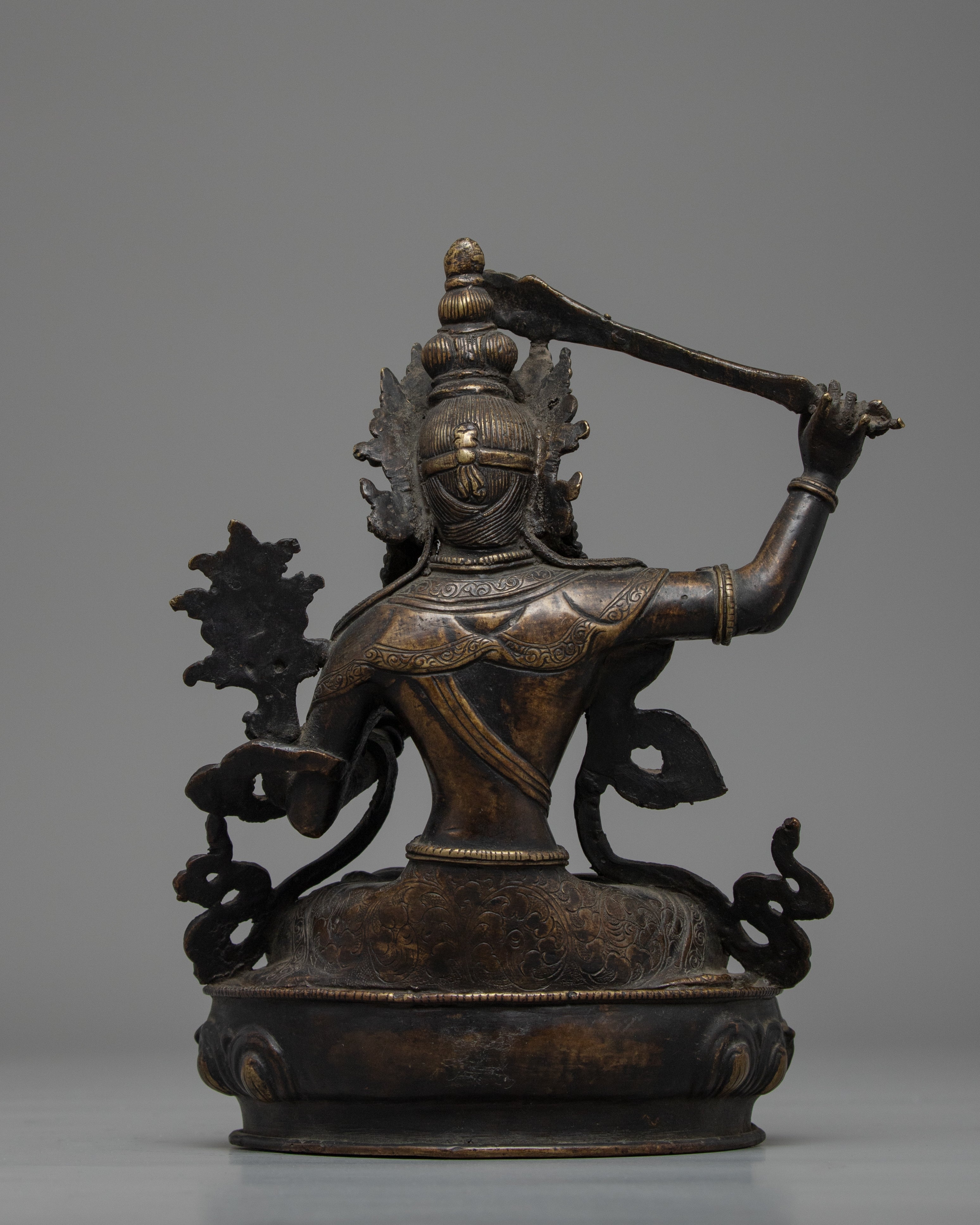 Manjushri Buddha Charm Statue | Religious Art