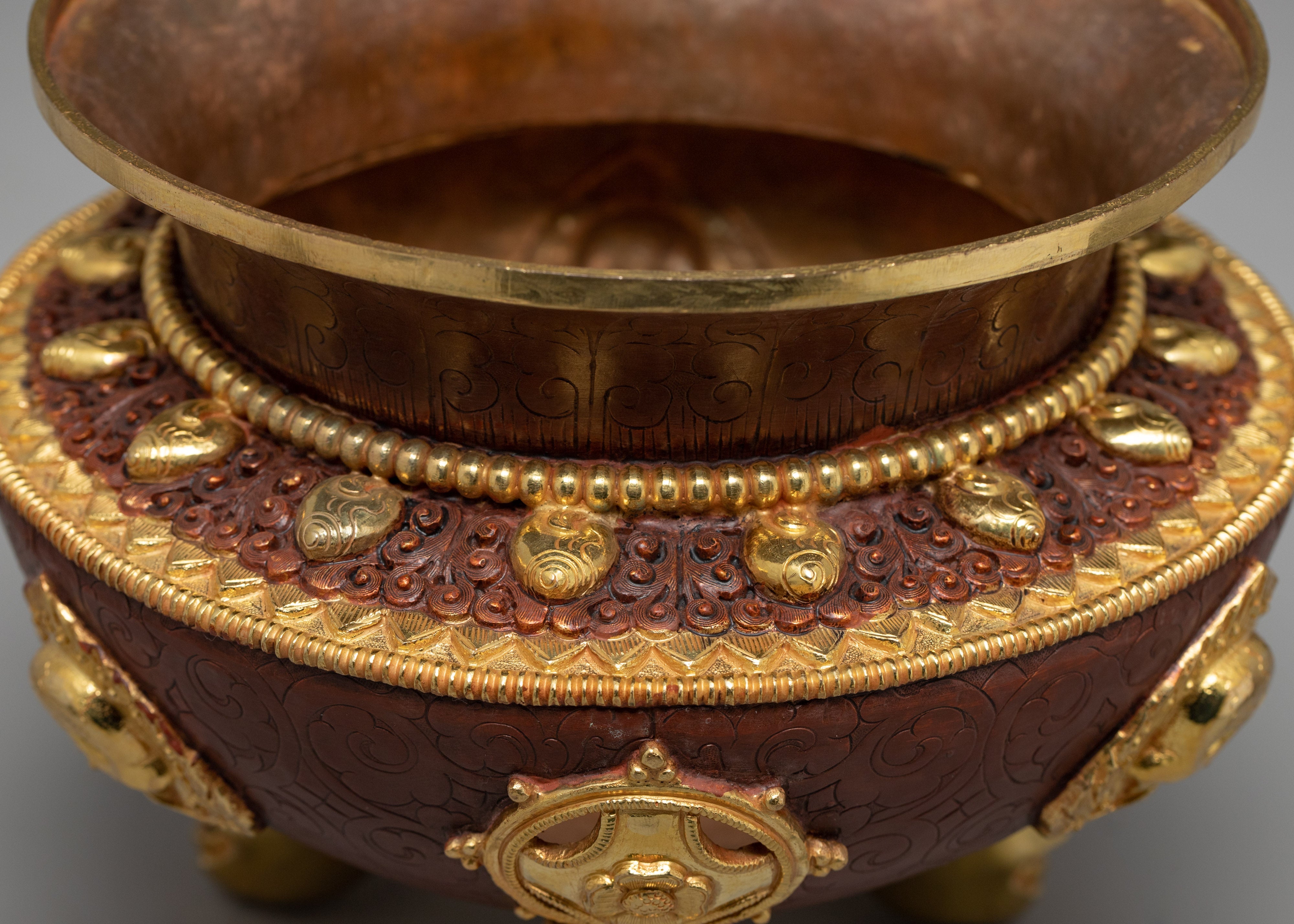Tibet Incense Burner | Buddhist Altar Supplies | Ritual Decor Items