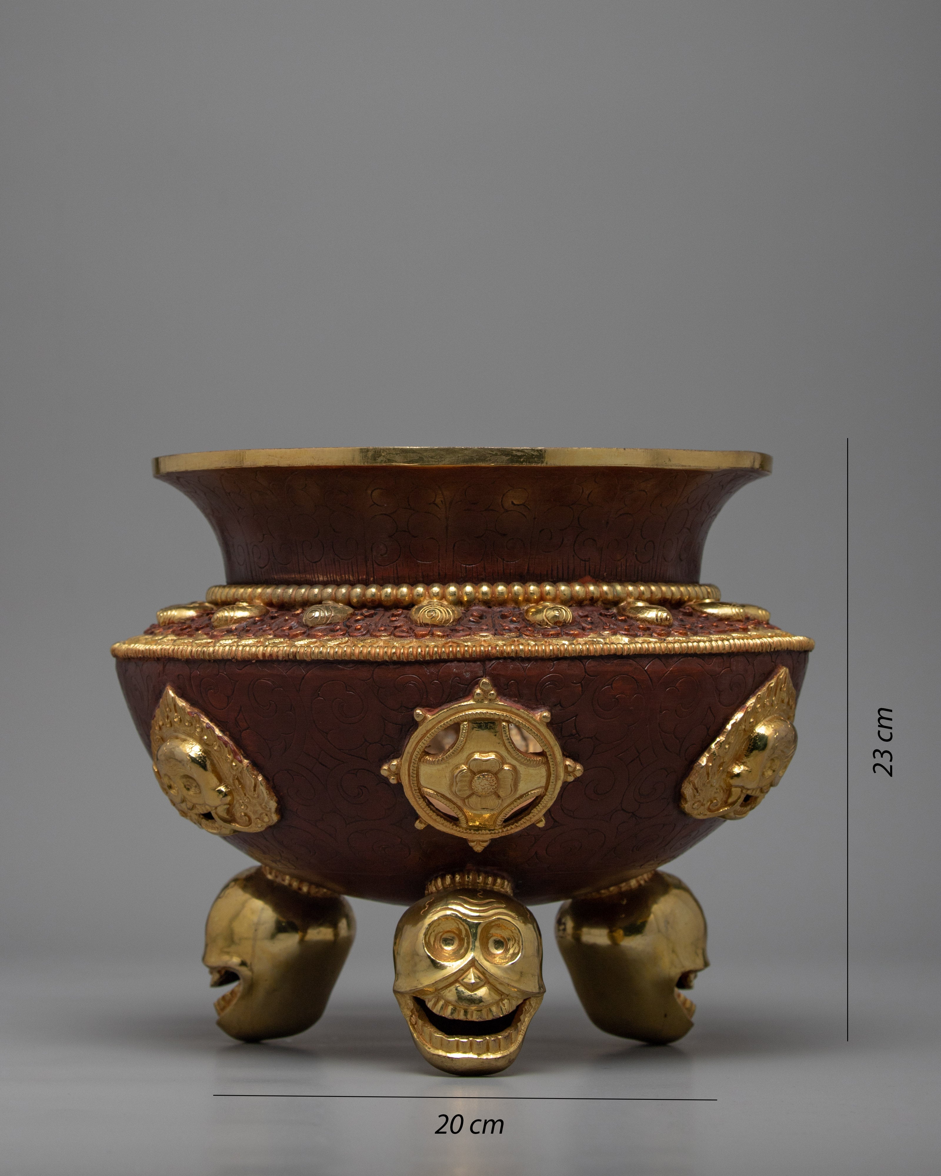 Tibet Incense Burner | Buddhist Altar Supplies | Ritual Decor Items