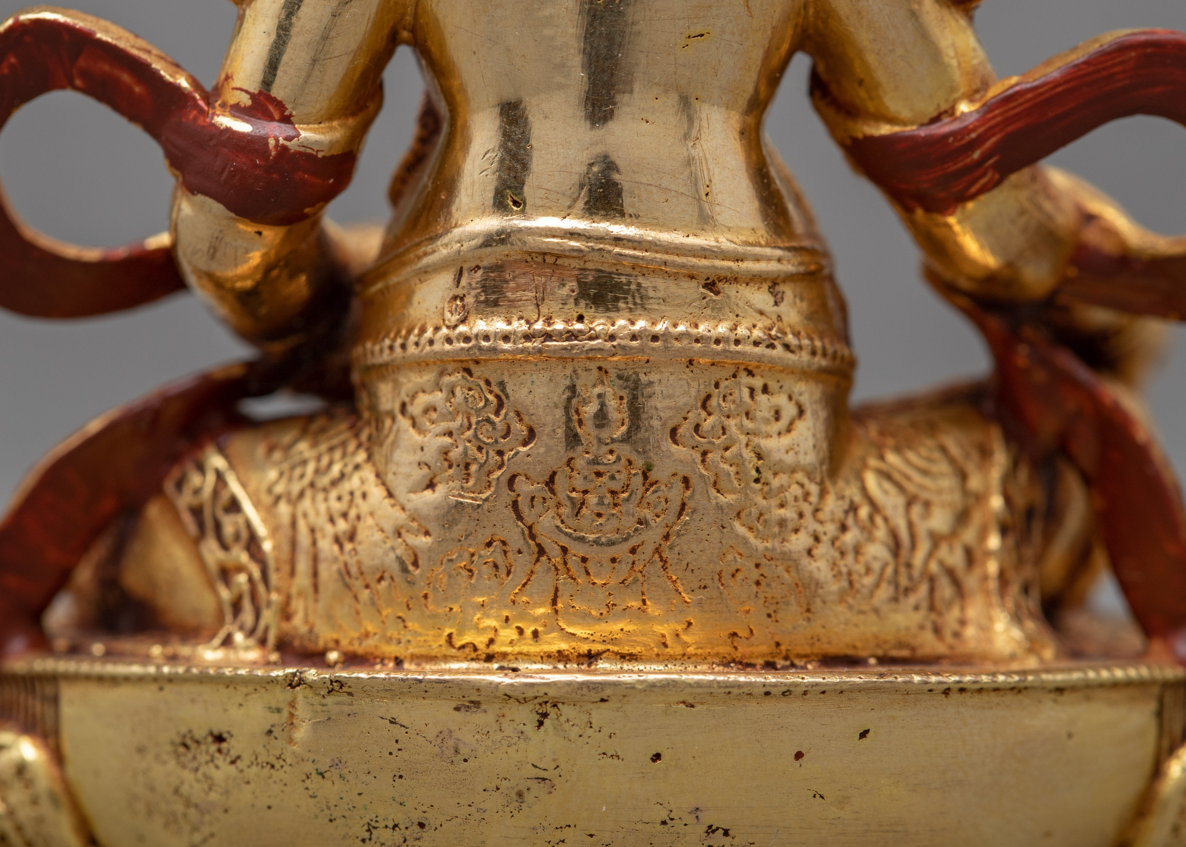 Mini Dzambhala Statue | Buddhist Wealth Deity Art